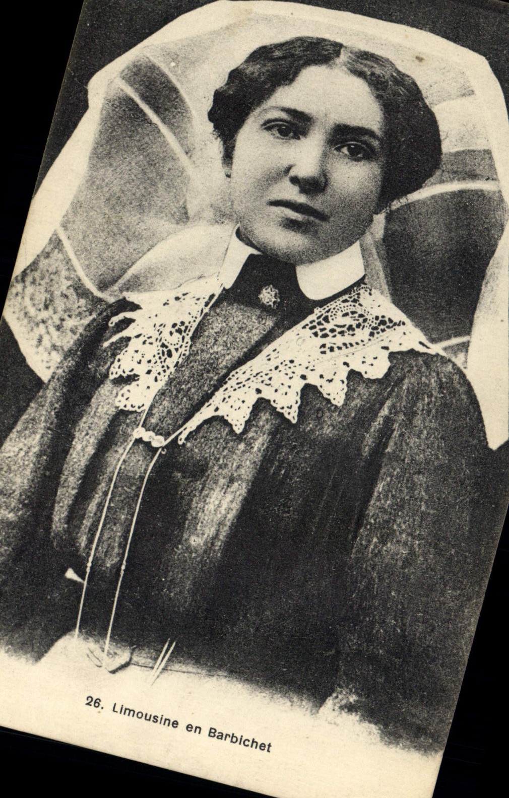 CPA Folklore Limousine en Barbichet