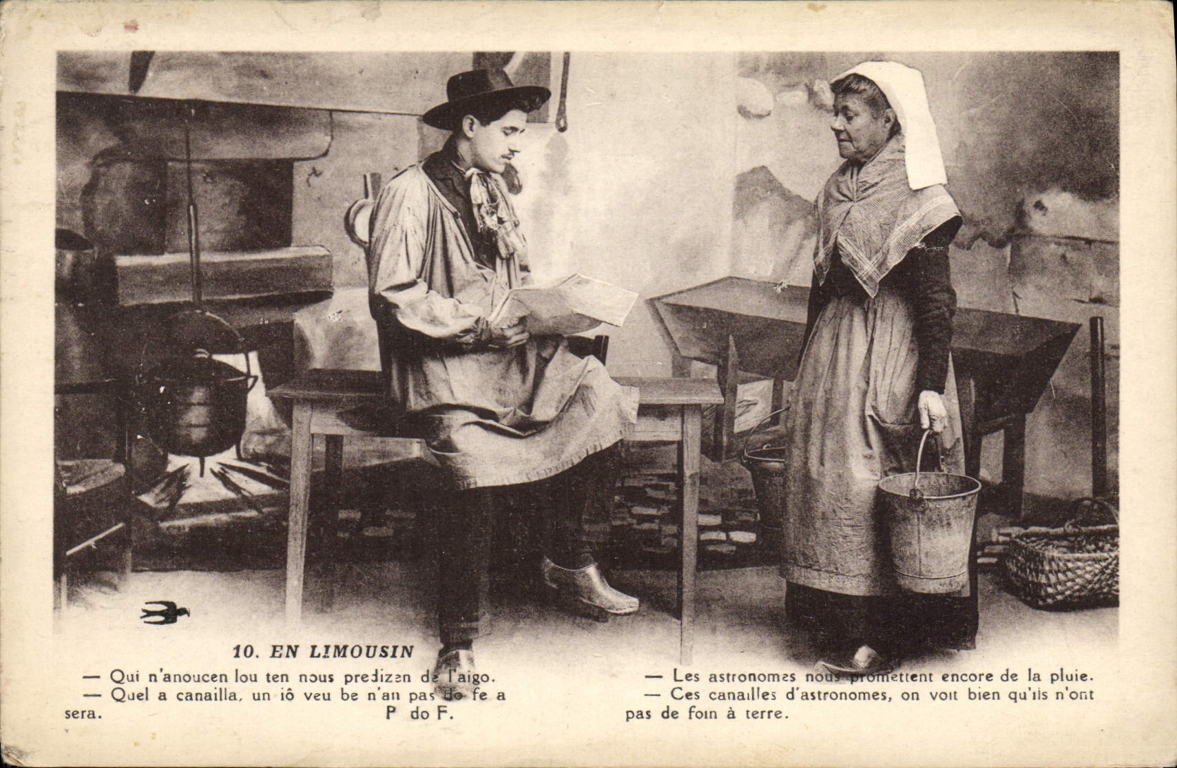 CPA Folklore Limousin