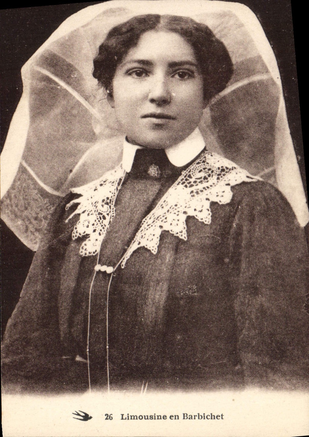 CPA Folklore Limousine en Barbichet