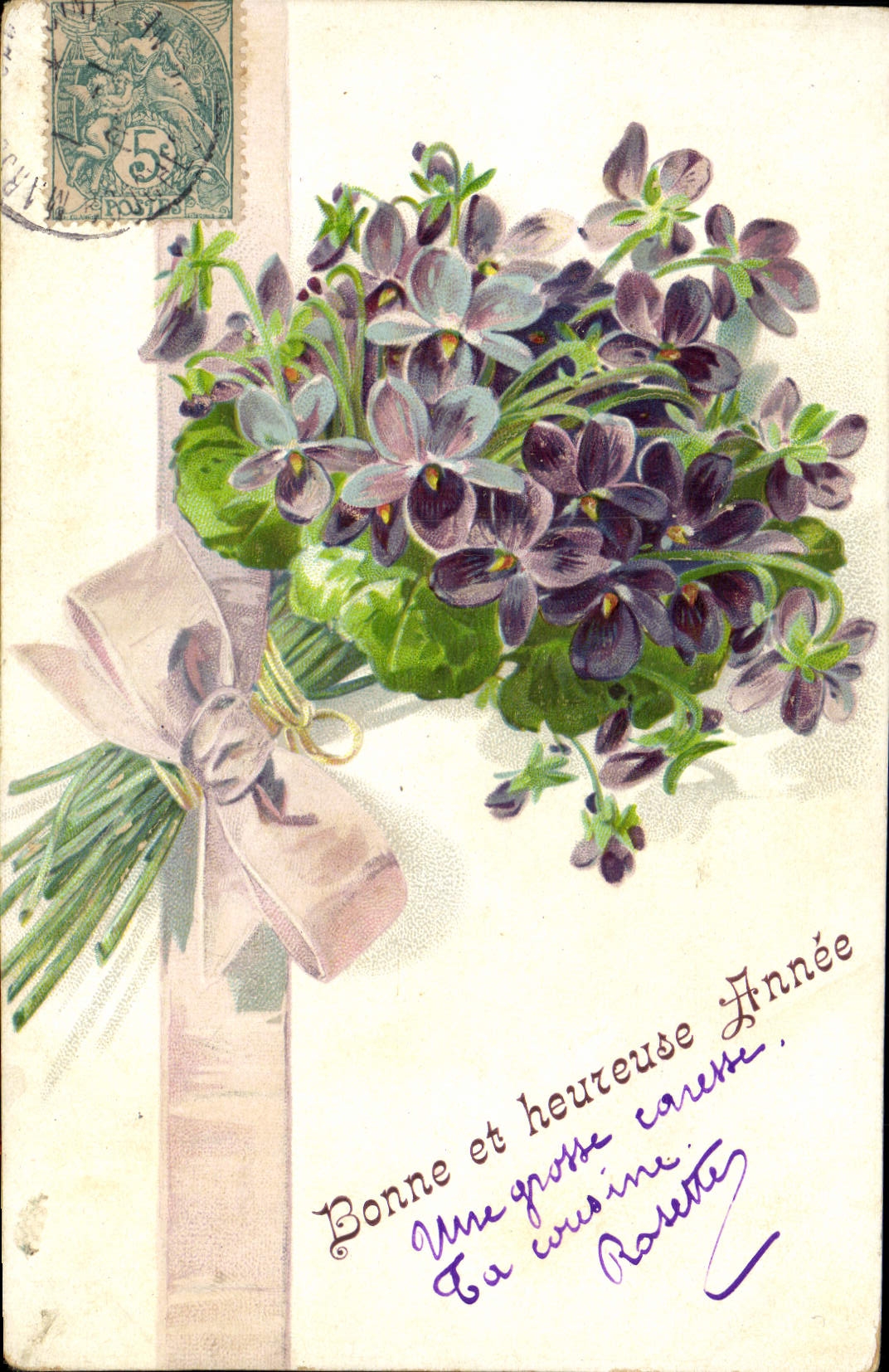 CPA Fantaisie Fleurs 