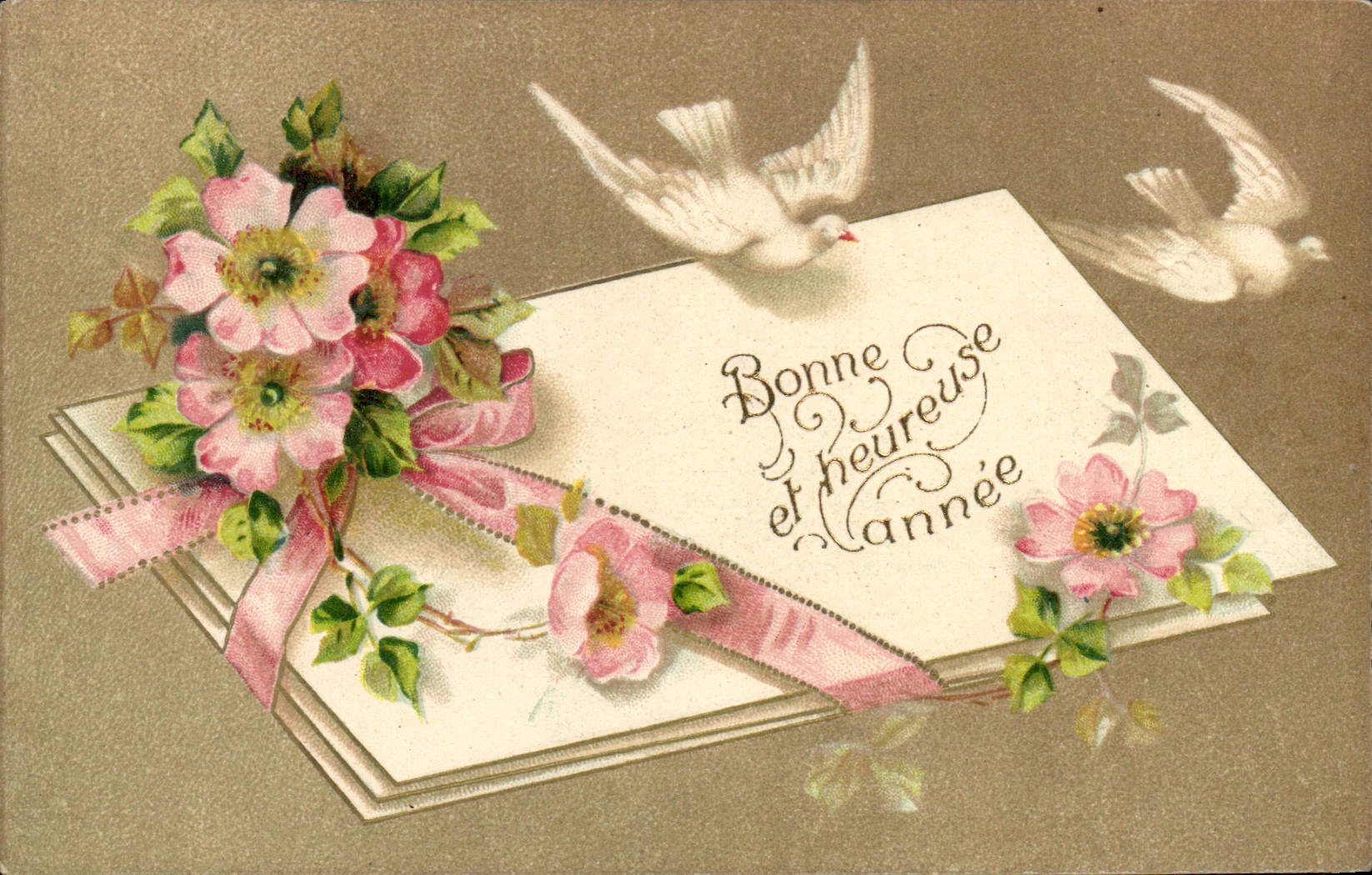 CPA Fantaisie Fleurs Colombes