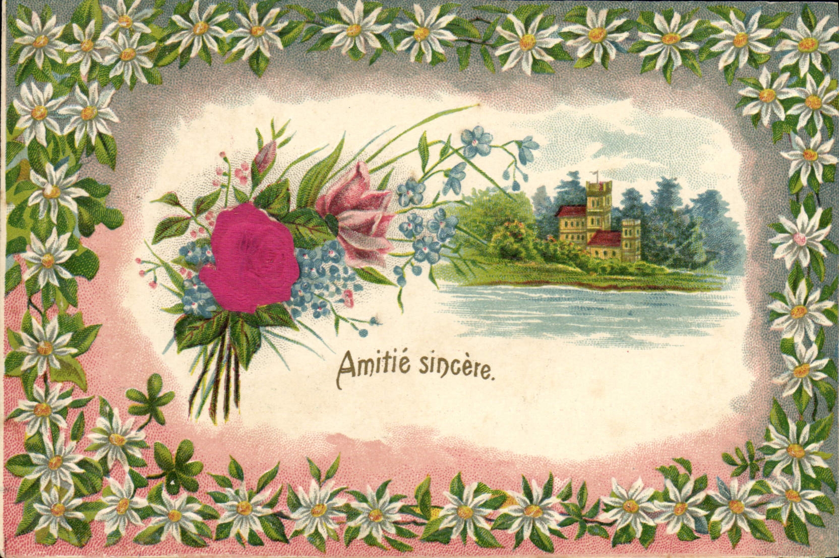 CPA Fantaisie Fleurs 