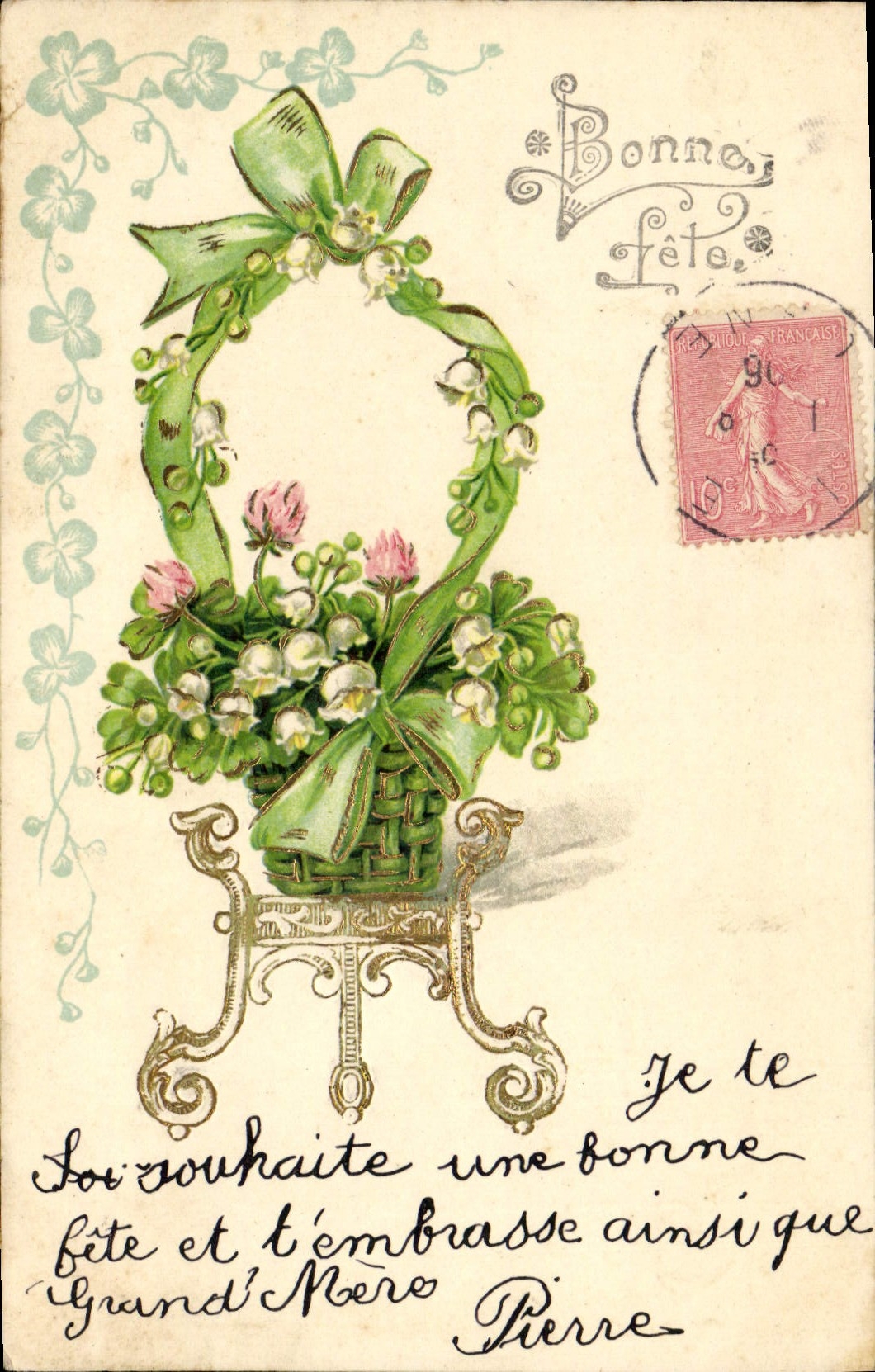 CPA Fantaisie Fleurs 