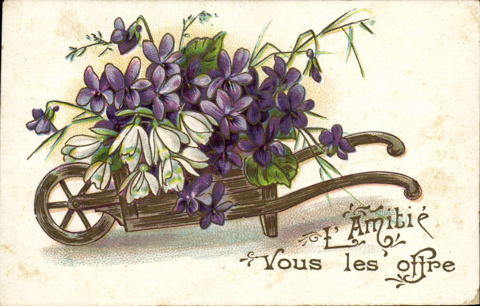 CPA Fantaisie Fleurs 