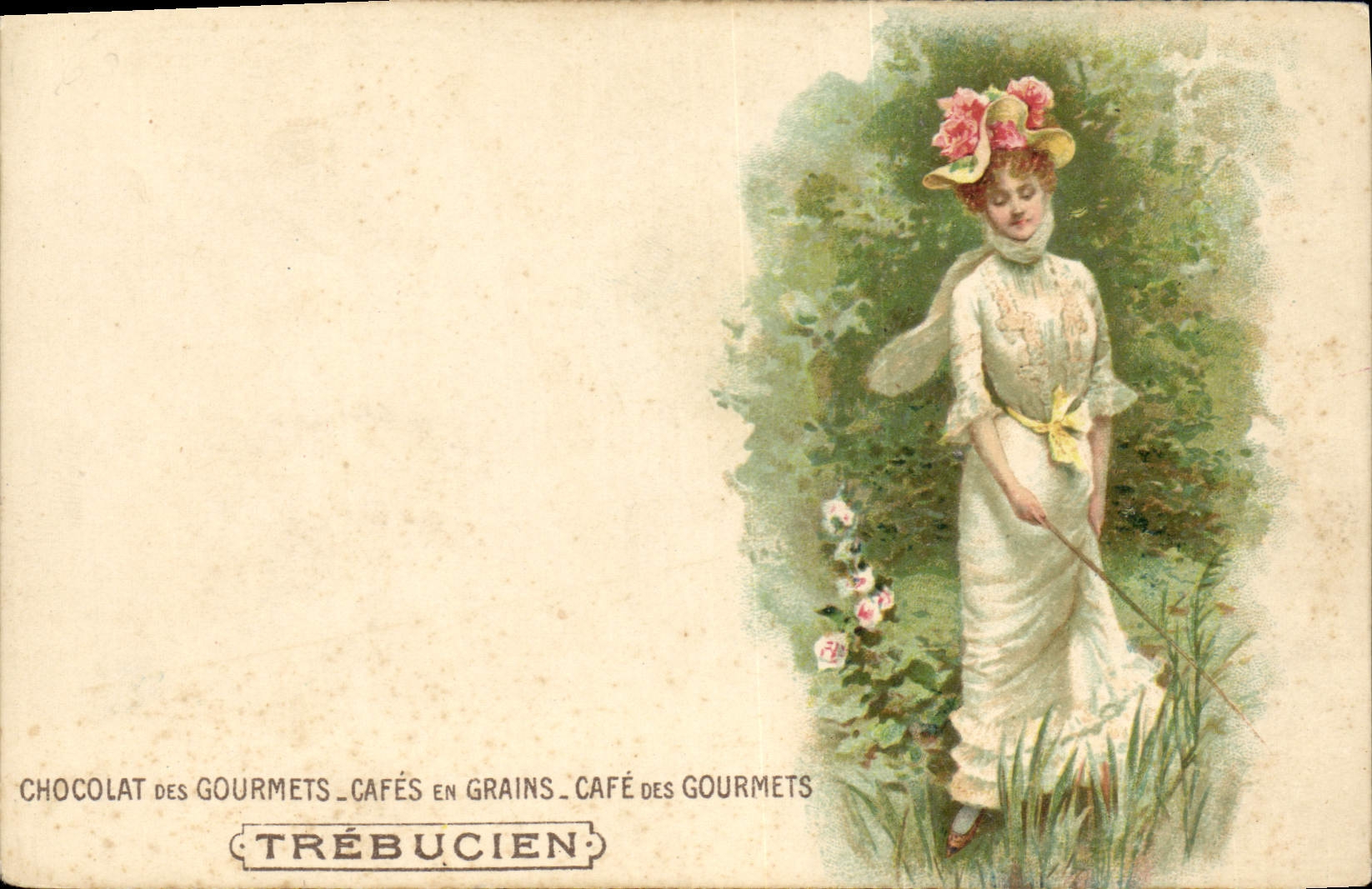 CPA Publicite Trebucien Chocolat