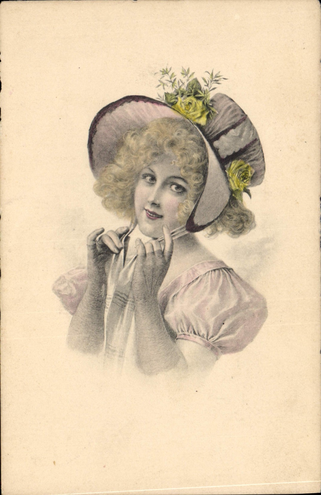 CPA Fantaisie Femme Illustrateur 