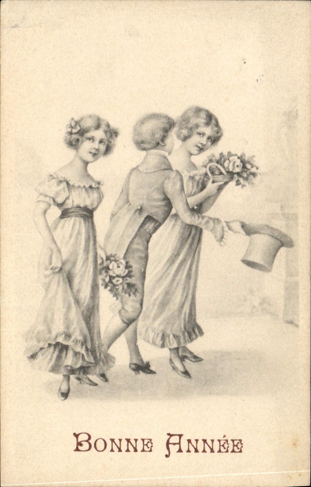 Postal Fantasia Niños Ilustrador