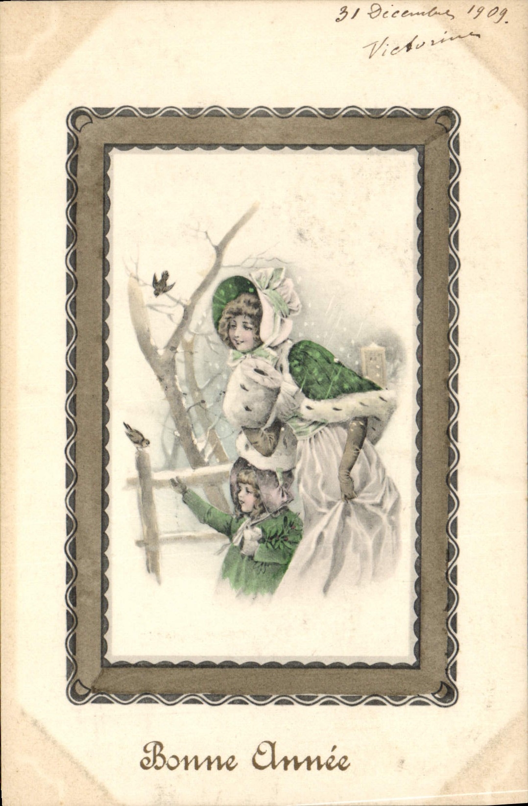 CPA Fantaisie Femme Illustrateur Enfant