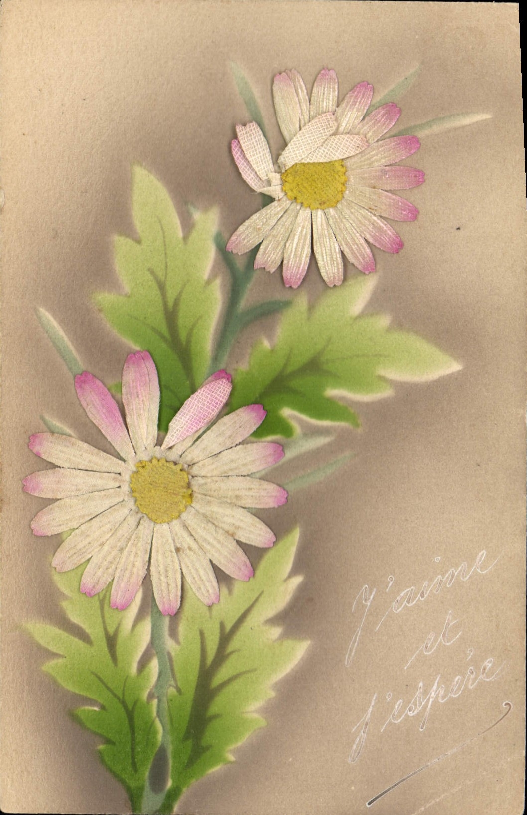 CPA Fantaisie Fleurs