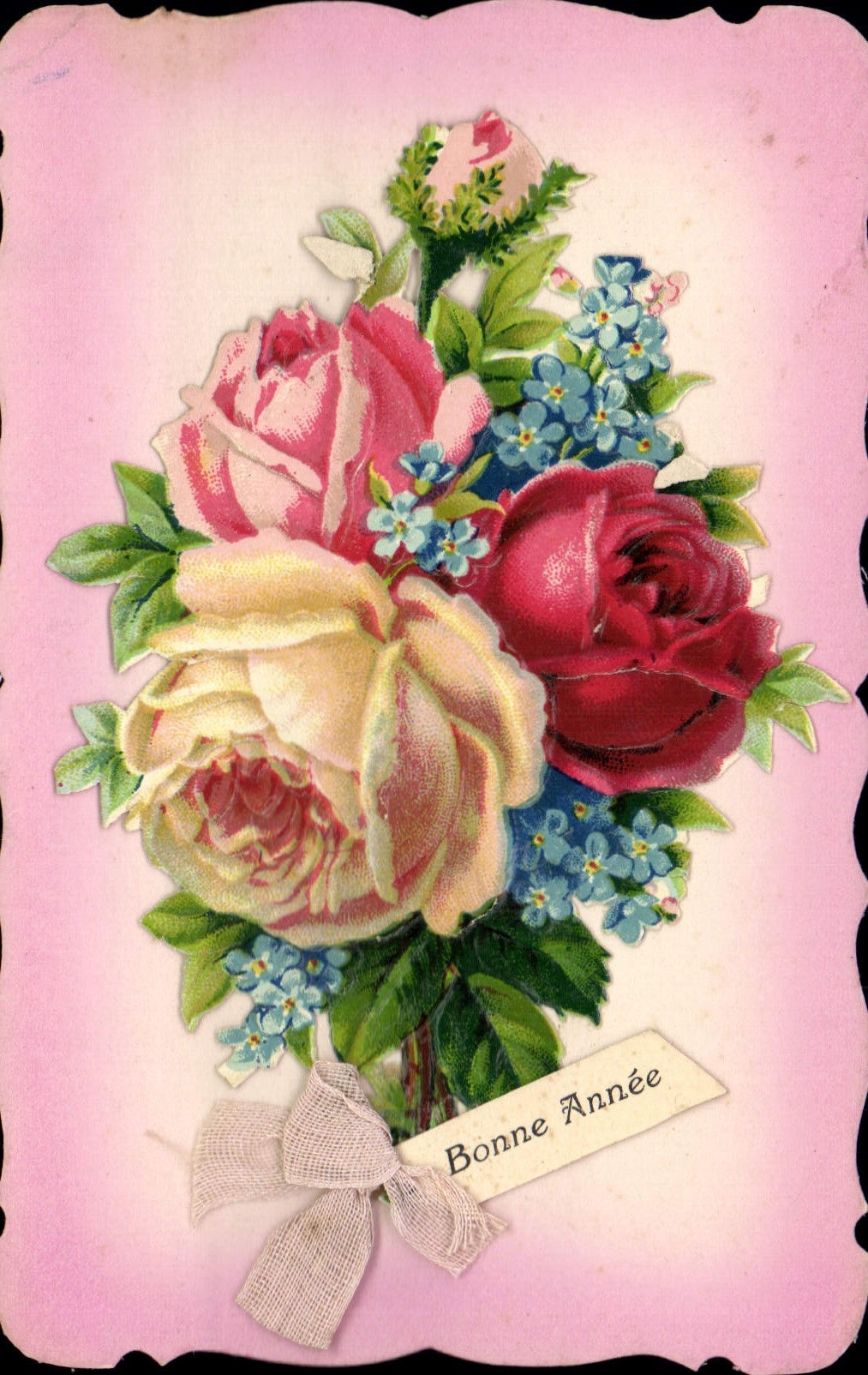 CPA Fantaisie Fleurs 