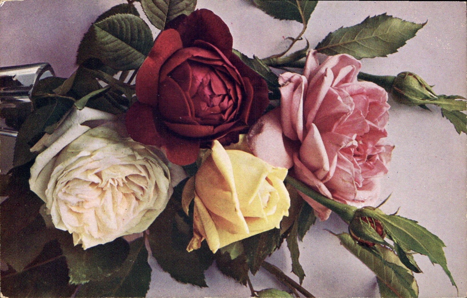 CPA Fantaisie Fleurs 