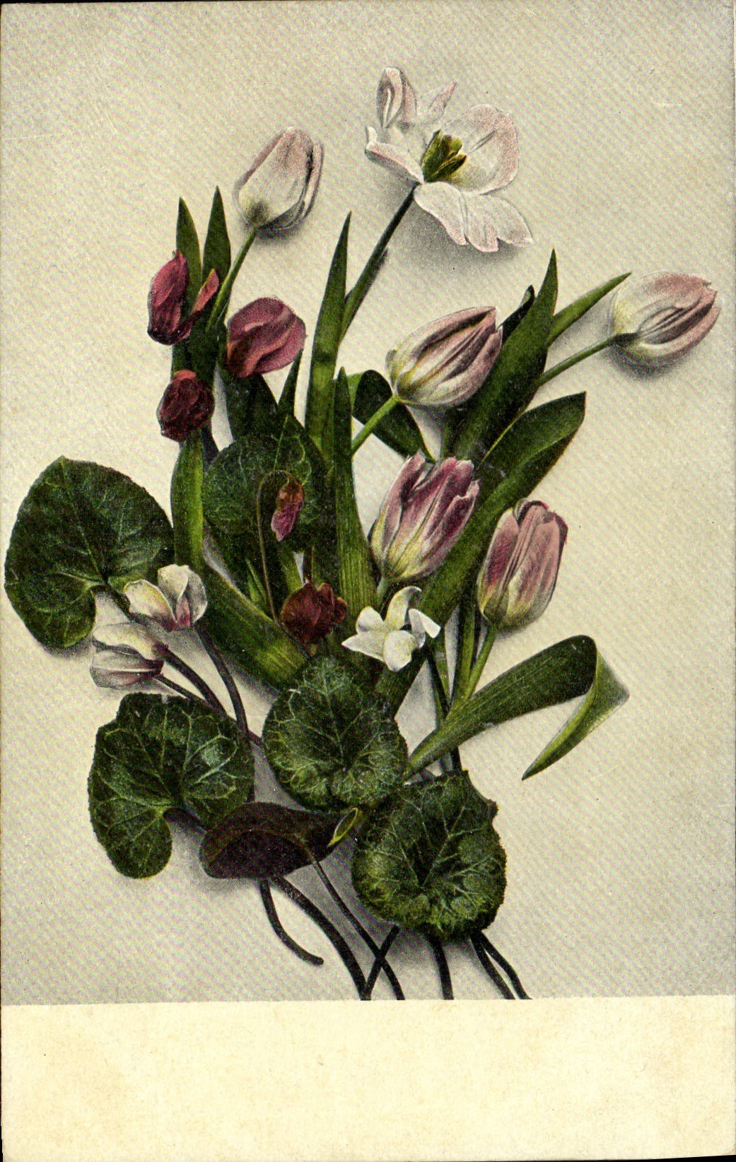 CPA Fantaisie Fleurs 