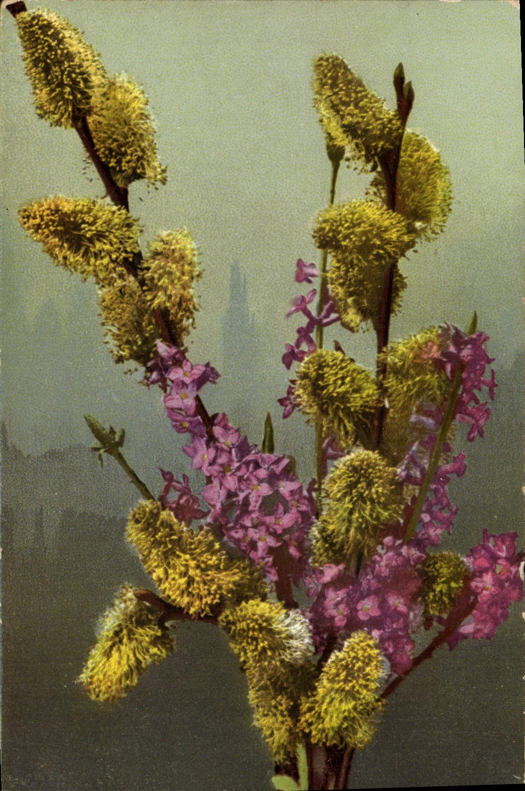 CPA Fantaisie Fleurs 