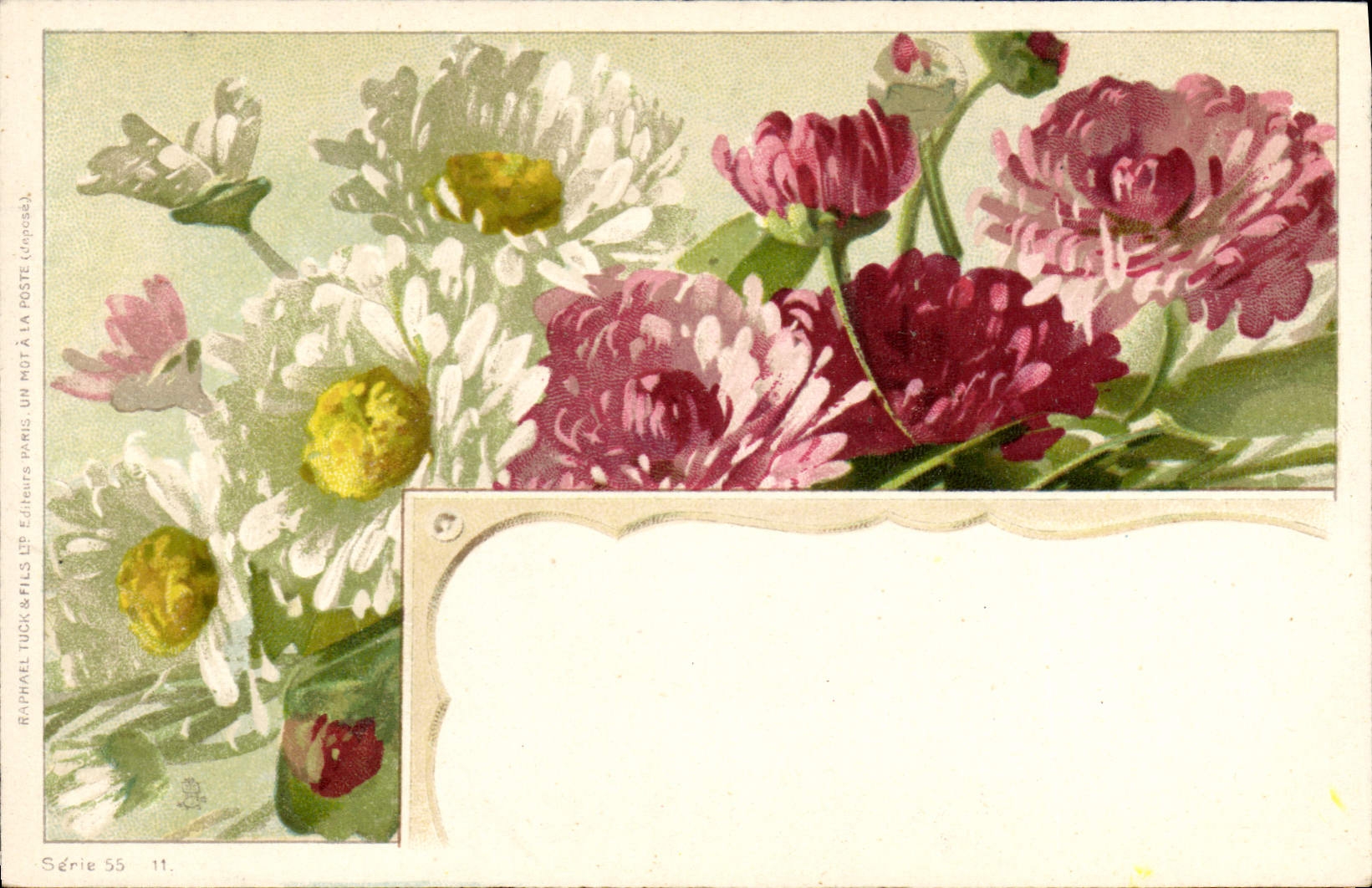 CPA Fantaisie Fleurs 