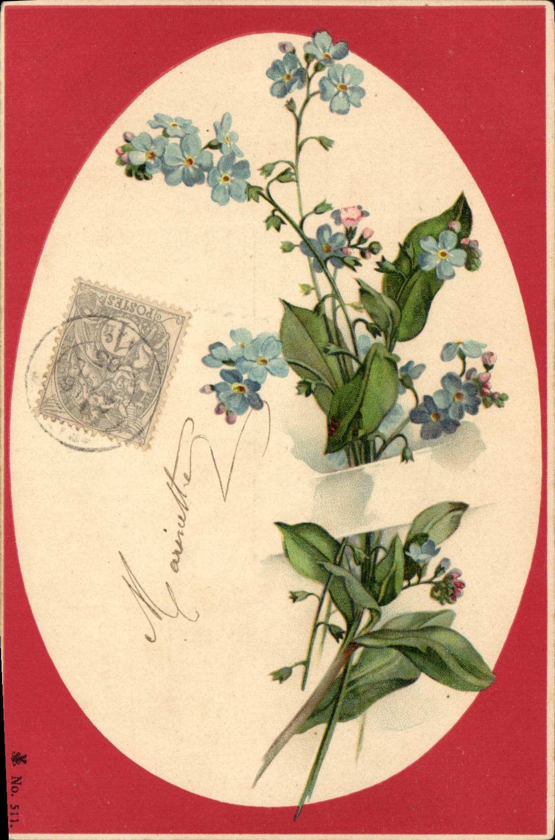 CPA Fantaisie Fleurs 