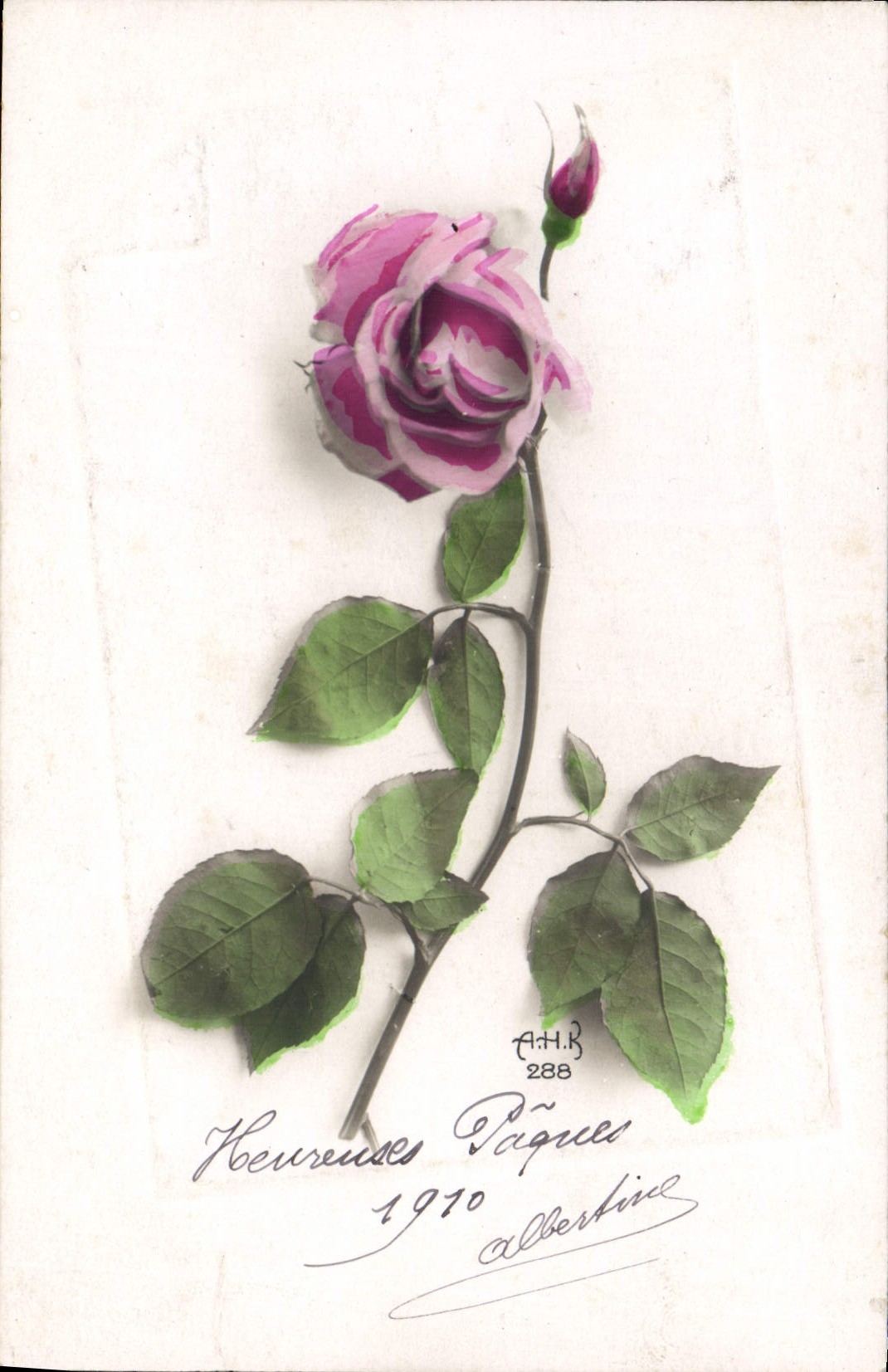 CPA Fantaisie Fleurs 