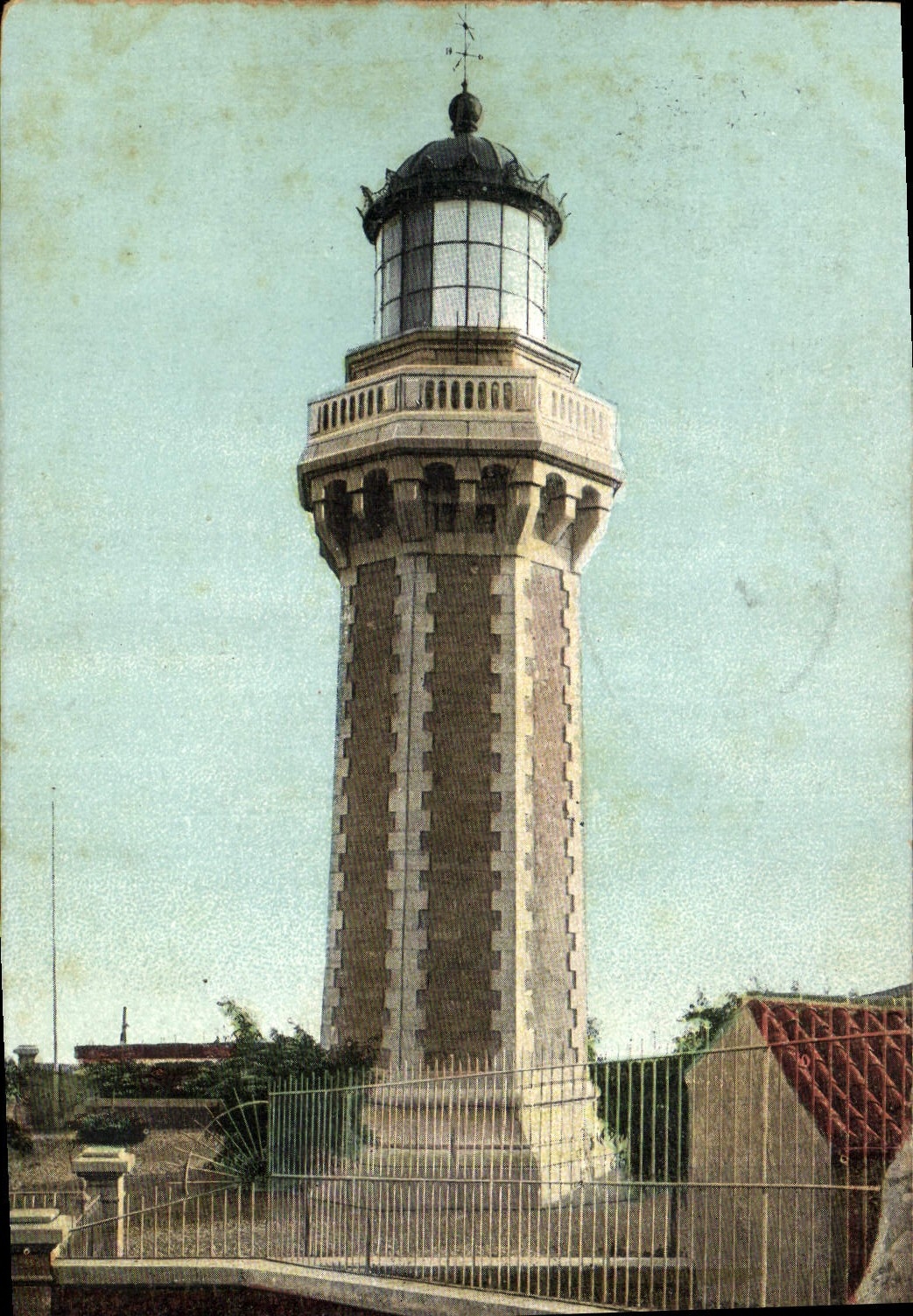 Vintage Postcard This New Headlight of the Hill