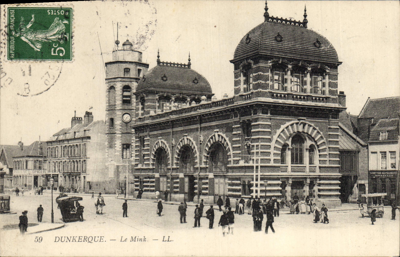 CPA Phare Dunkerque Le Mink