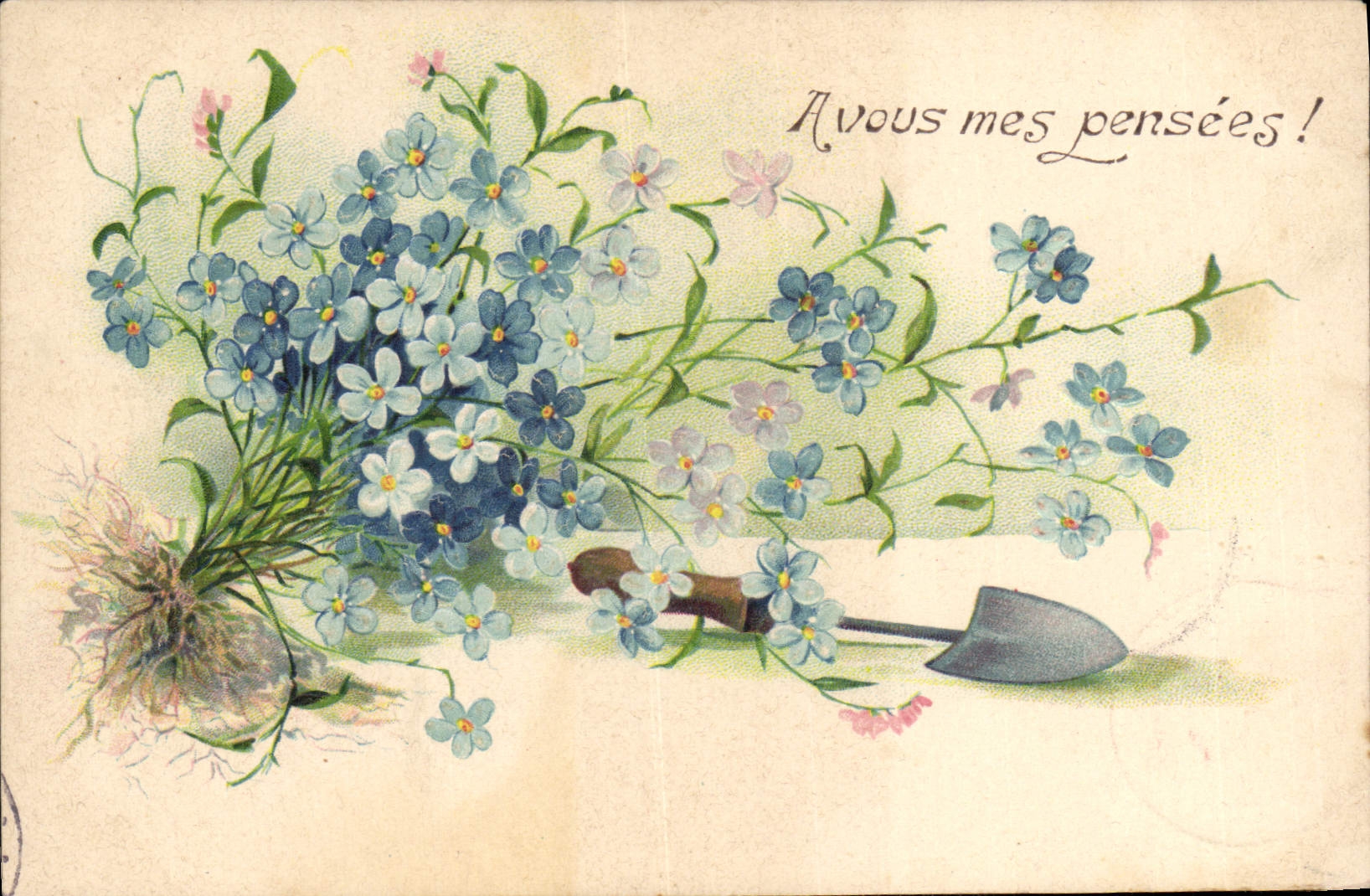 CPA Fantaisie Fleurs 