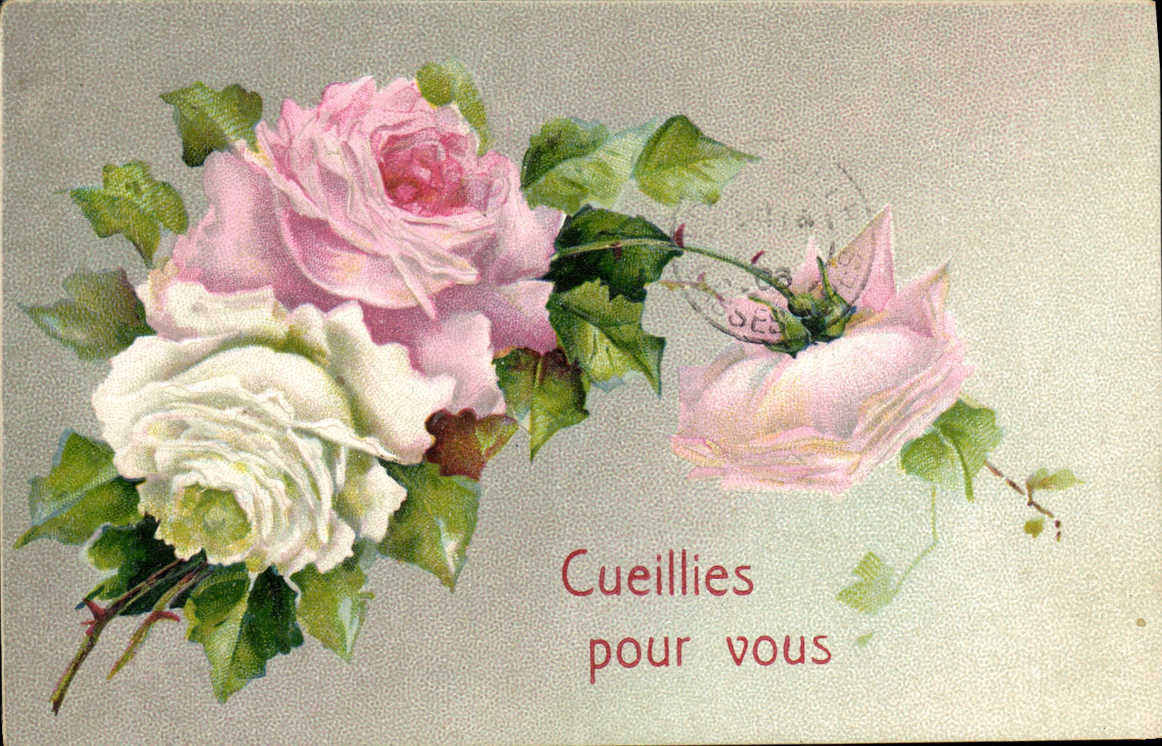 CPA Fantaisie Fleurs 