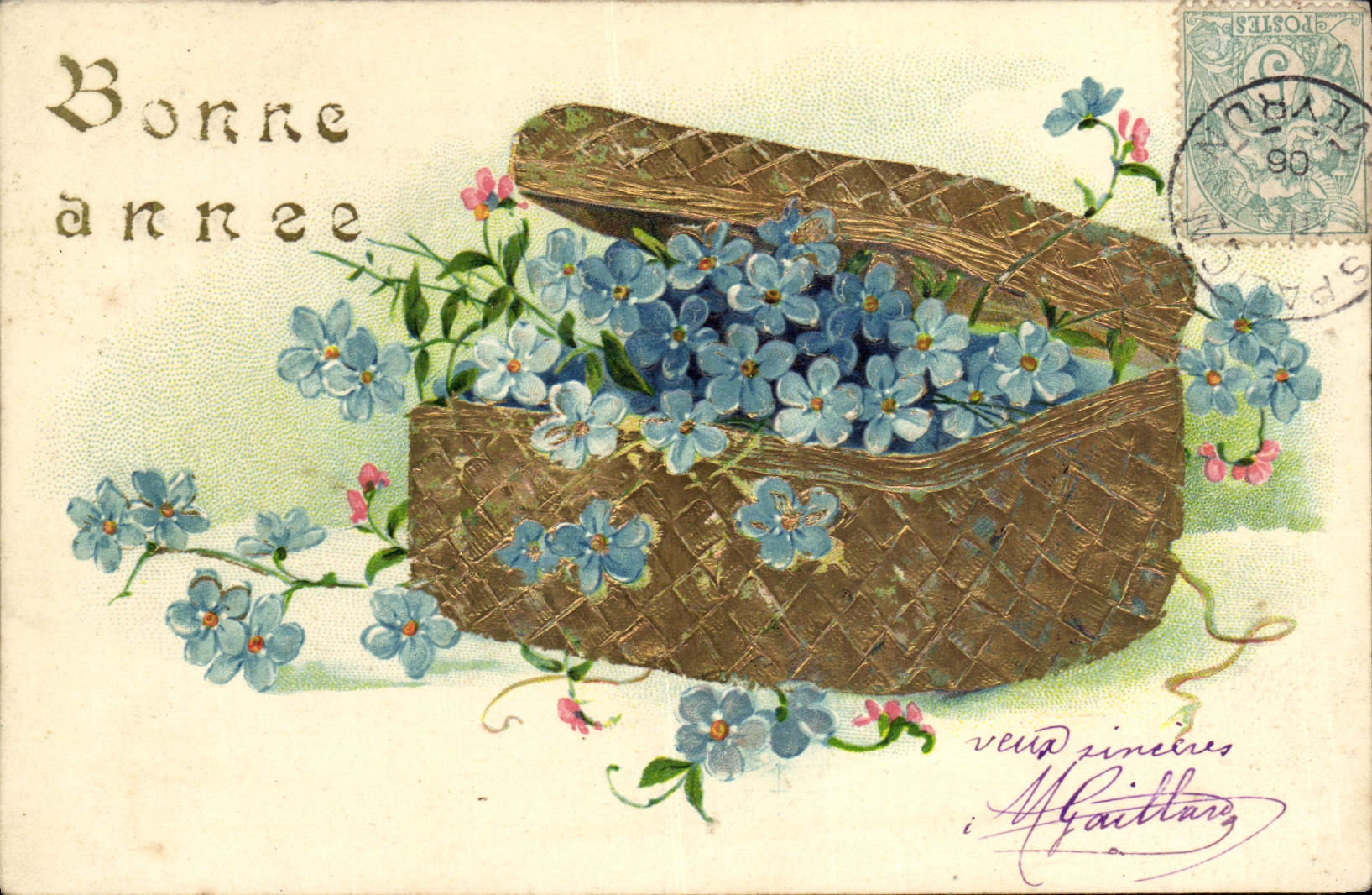 CPA Fantaisie Fleurs 