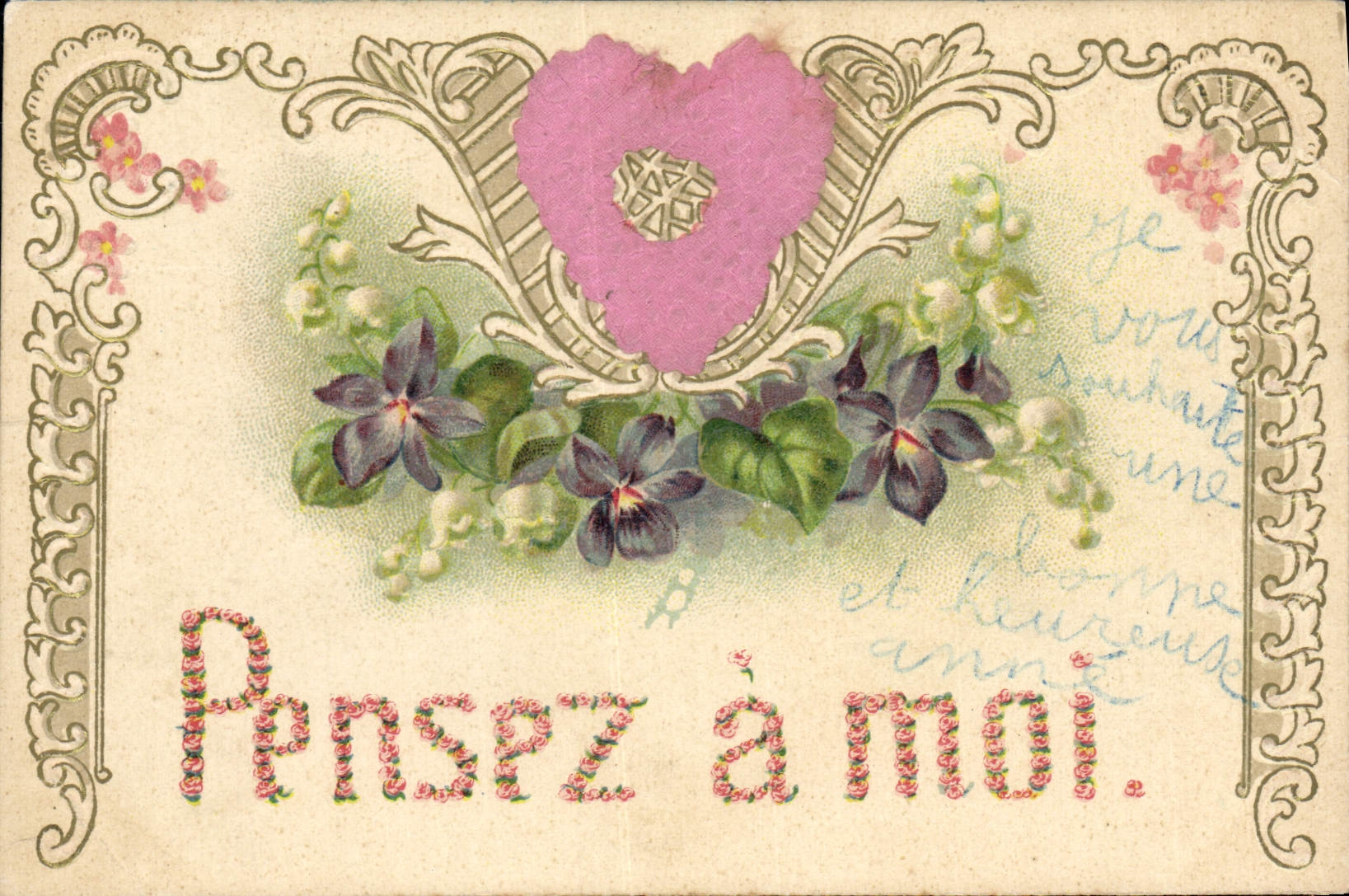 CPA Fantaisie Fleurs 