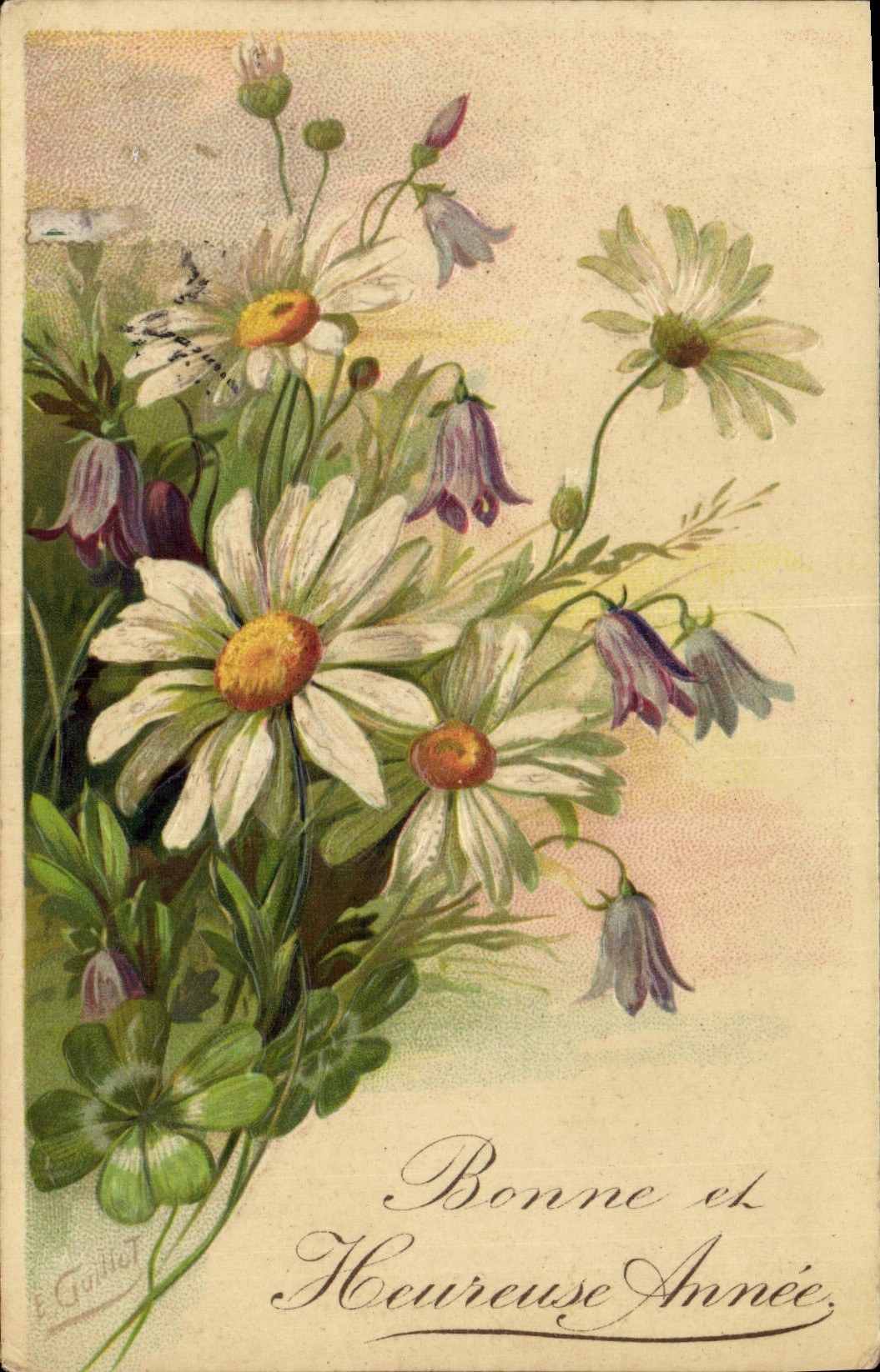 CPA Fantaisie Fleurs 