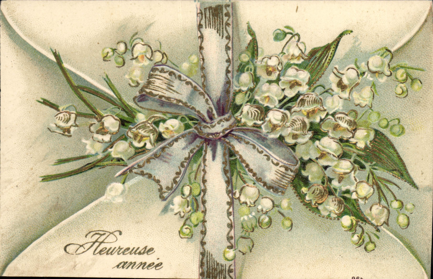 CPA Fantaisie Fleurs Muguet