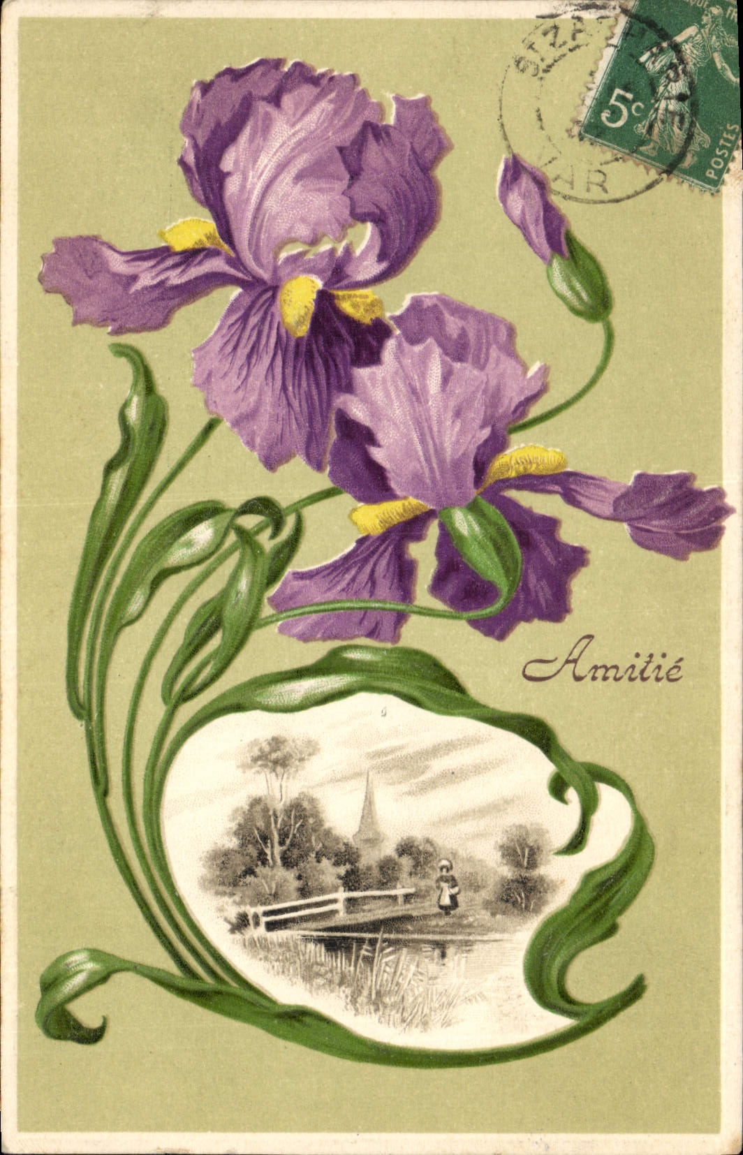 CPA Fantaisie Fleurs 