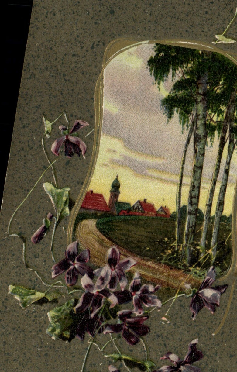 CPA Fantaisie Fleurs 