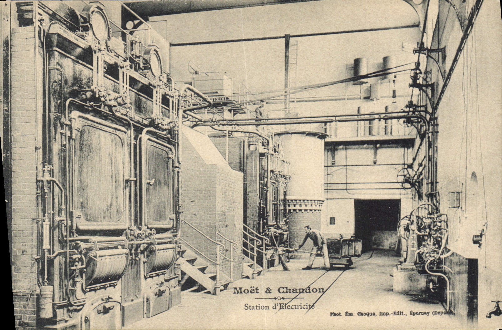 CPA Moet et Chandon Station d'electricite