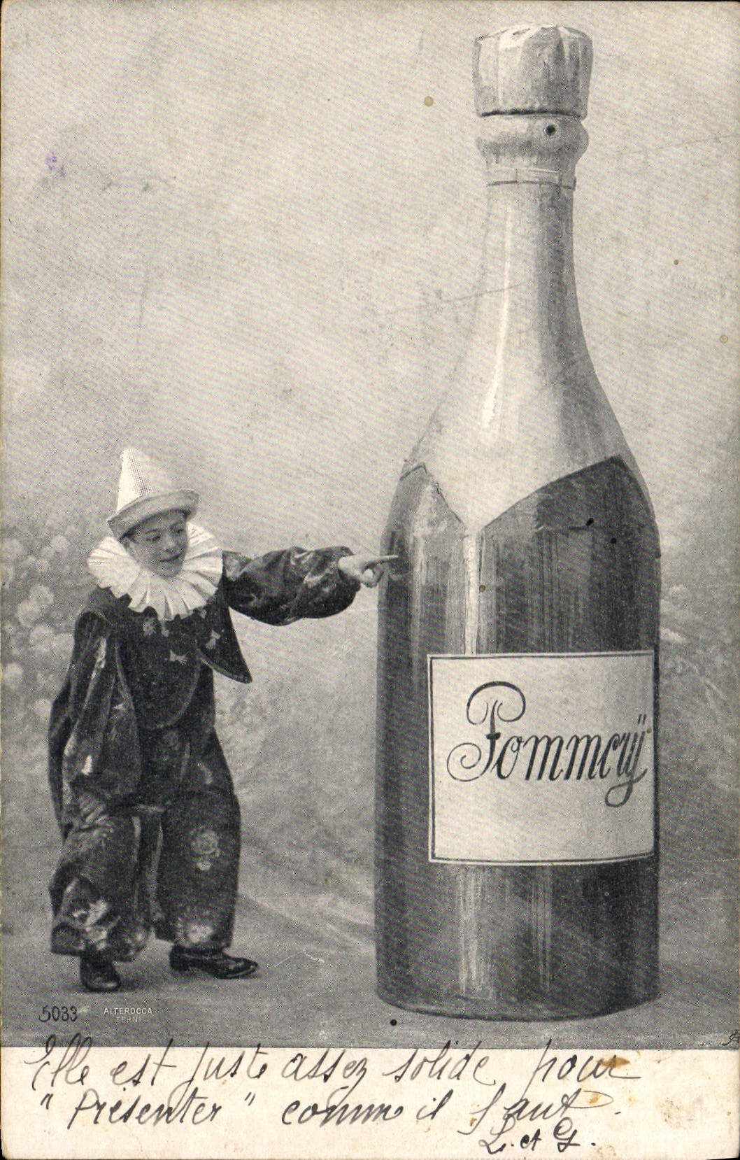 Postal Payaso Pommery