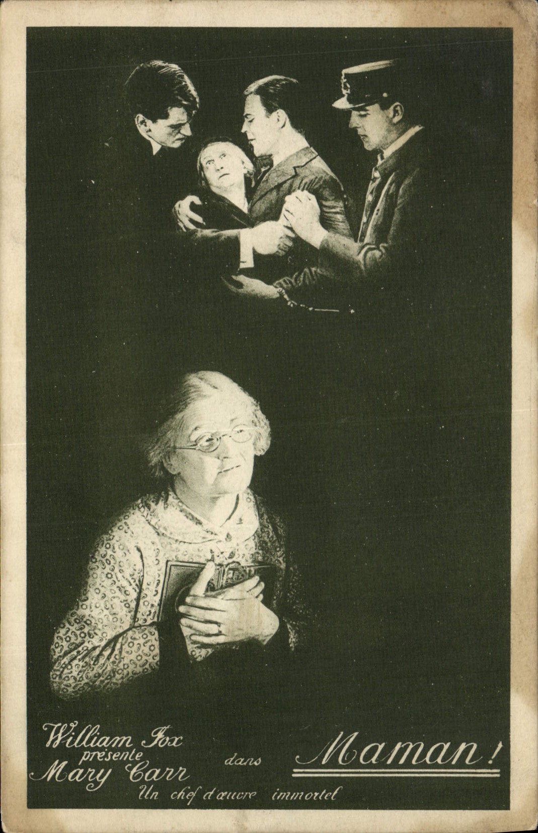 Vintage Postcard Publicite Mary Carr Maman Police Organizes