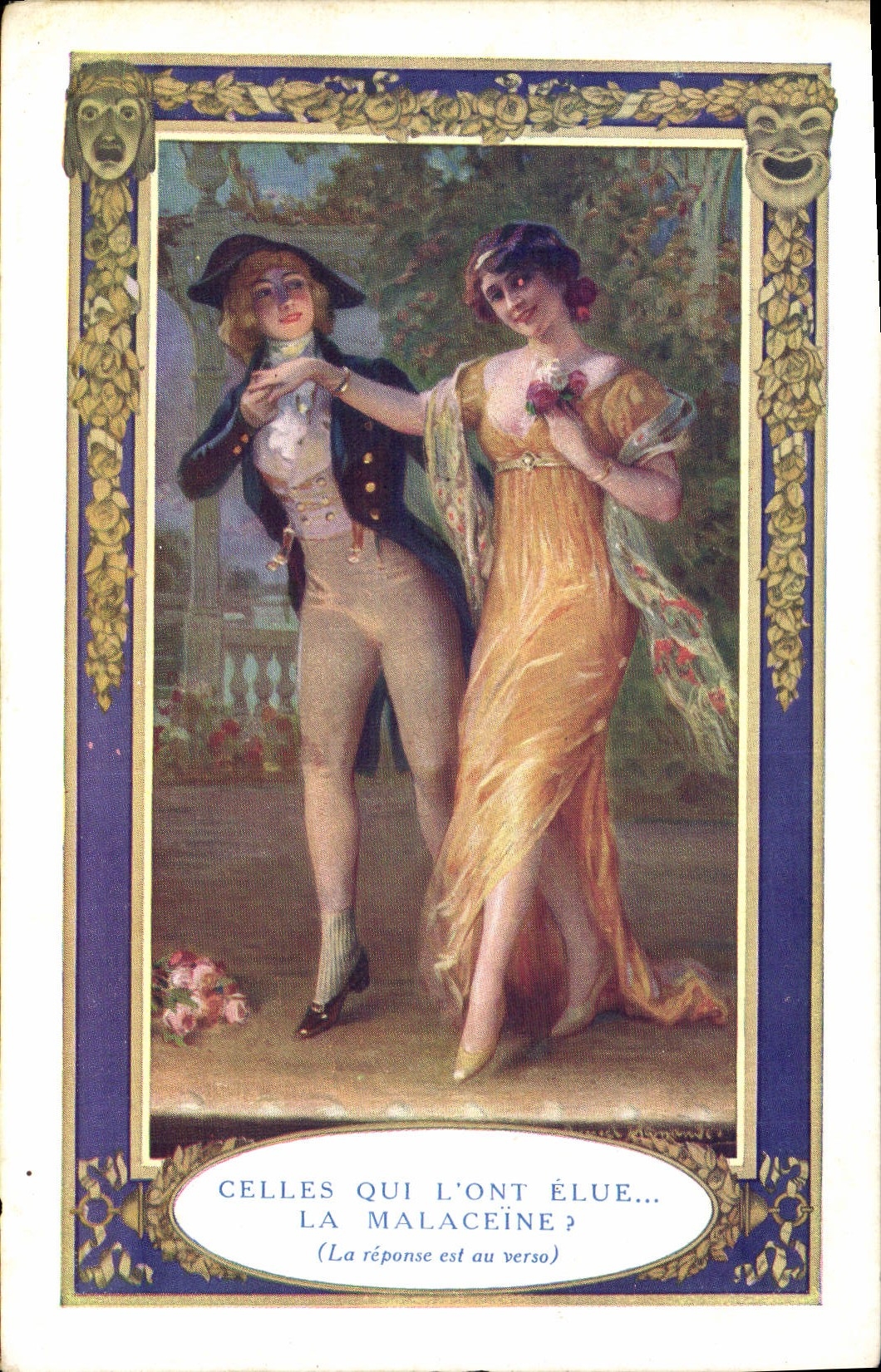 Vintage Postcard Malaceine Publicity
