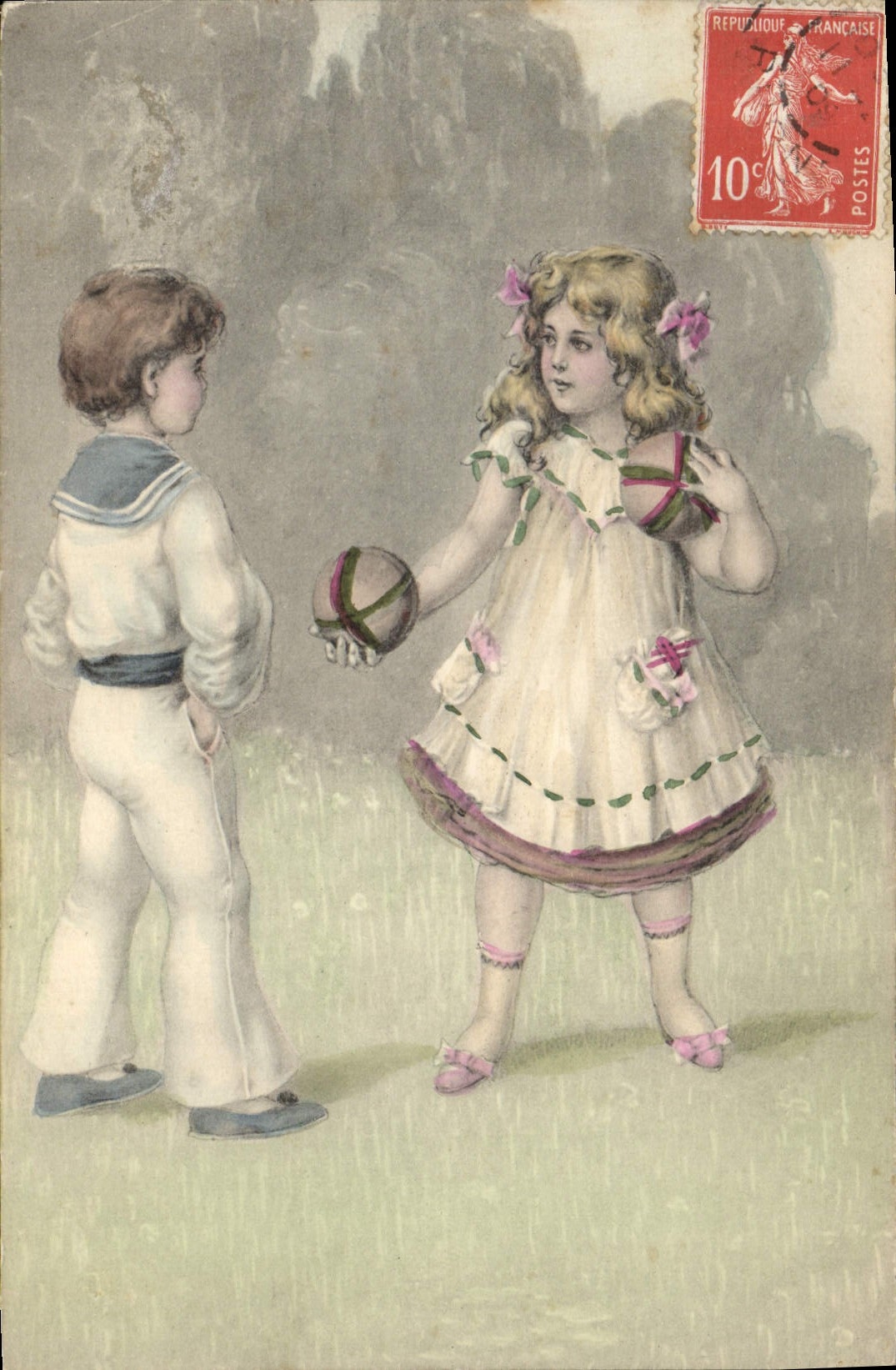 CPA Fantaisie Enfants