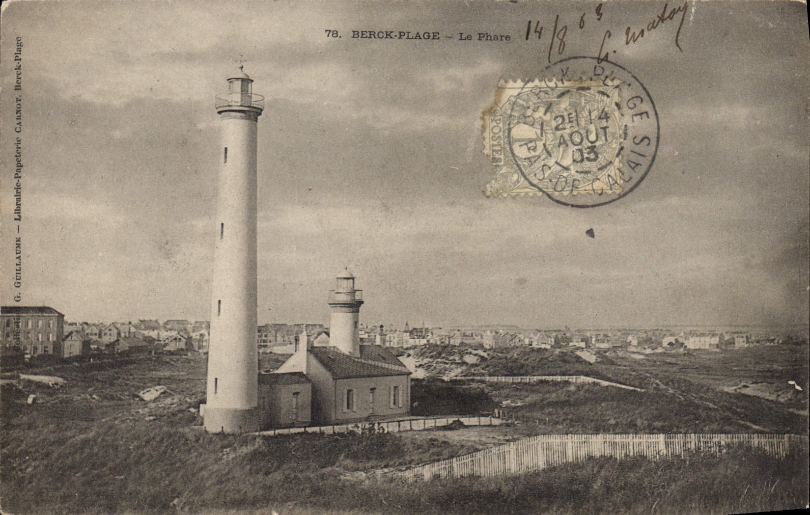 CPA Phare Berck Plage