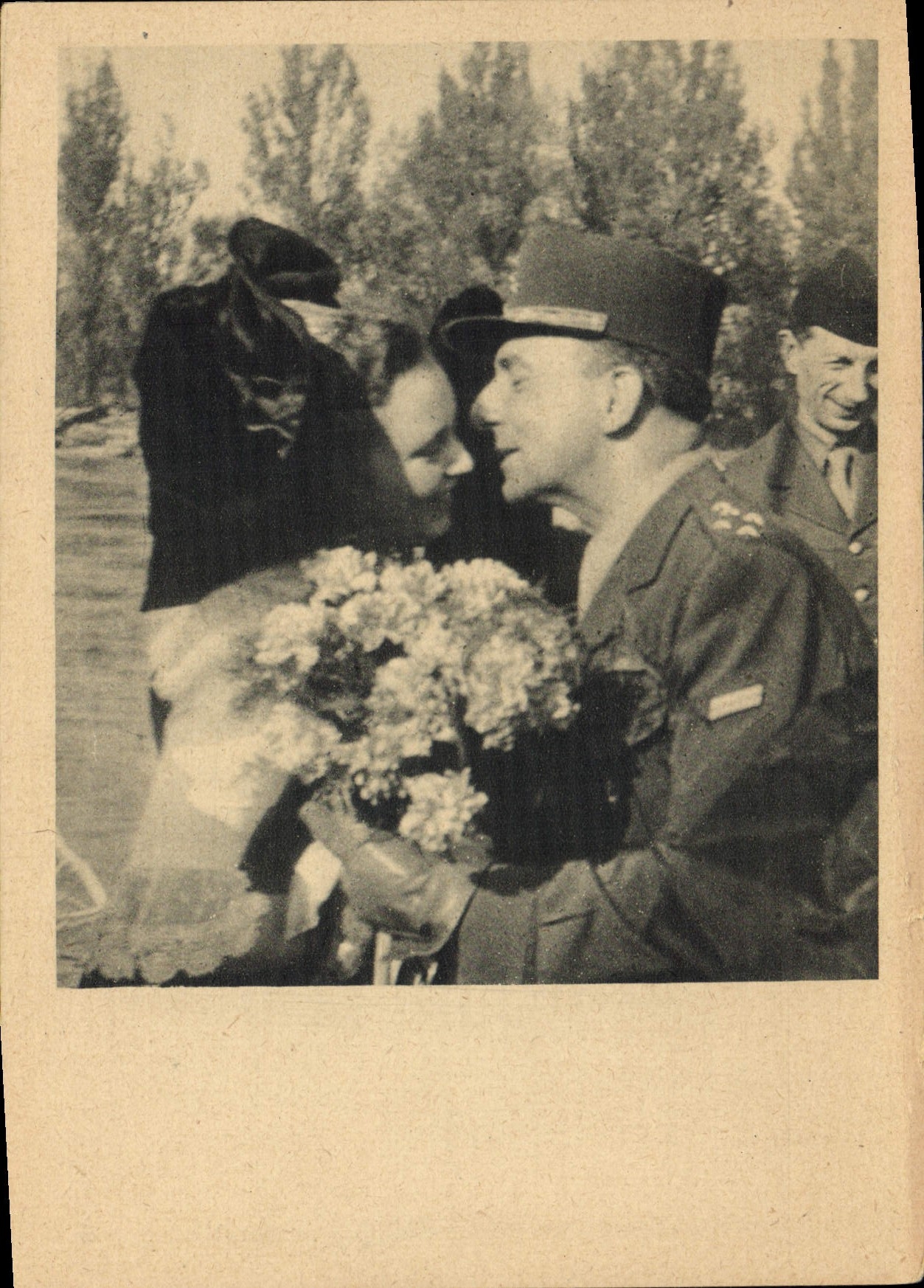 Vintage Postcard Militaria Strasbourg April 16th, 1945