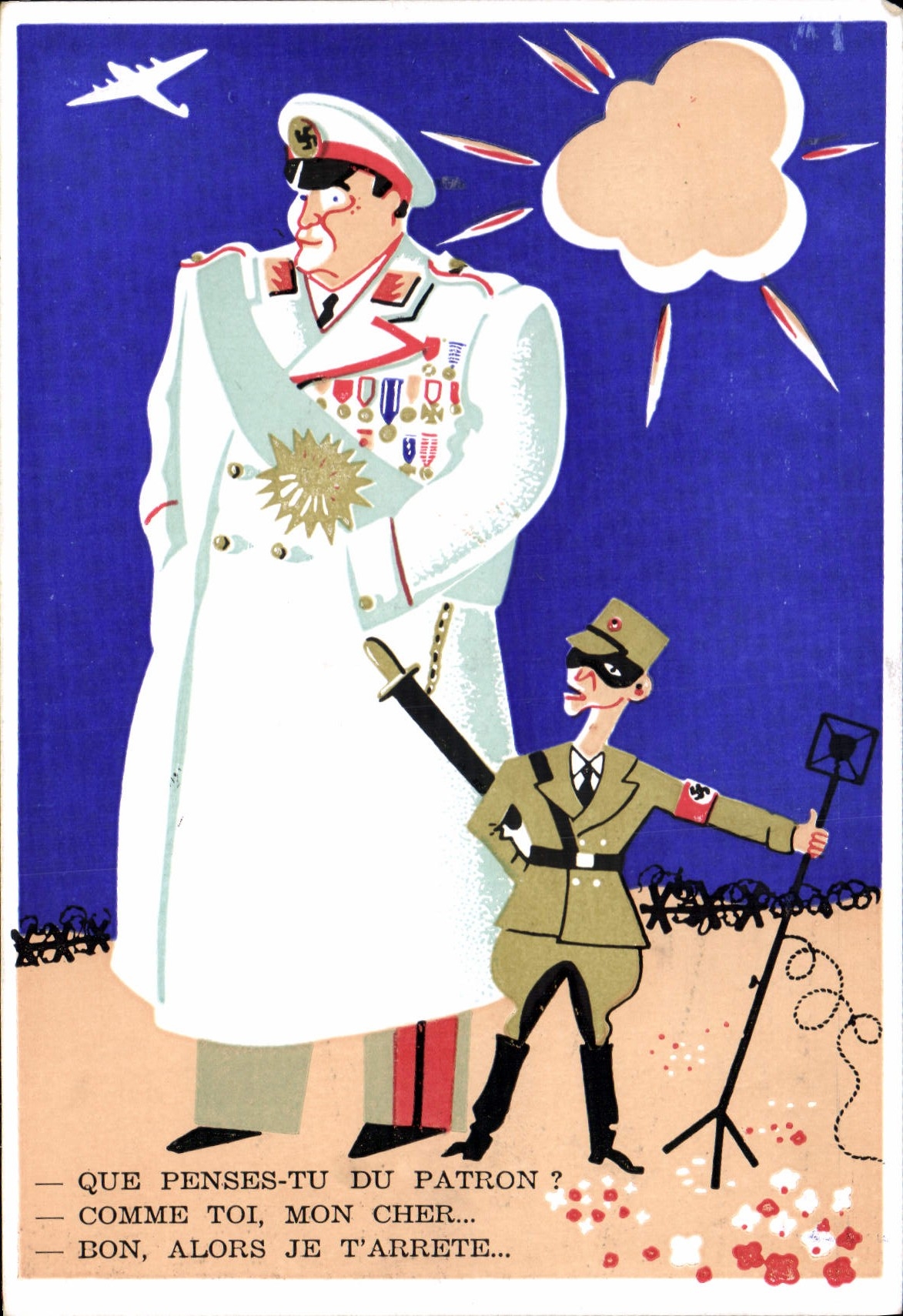 CPA Militaria Mussolini