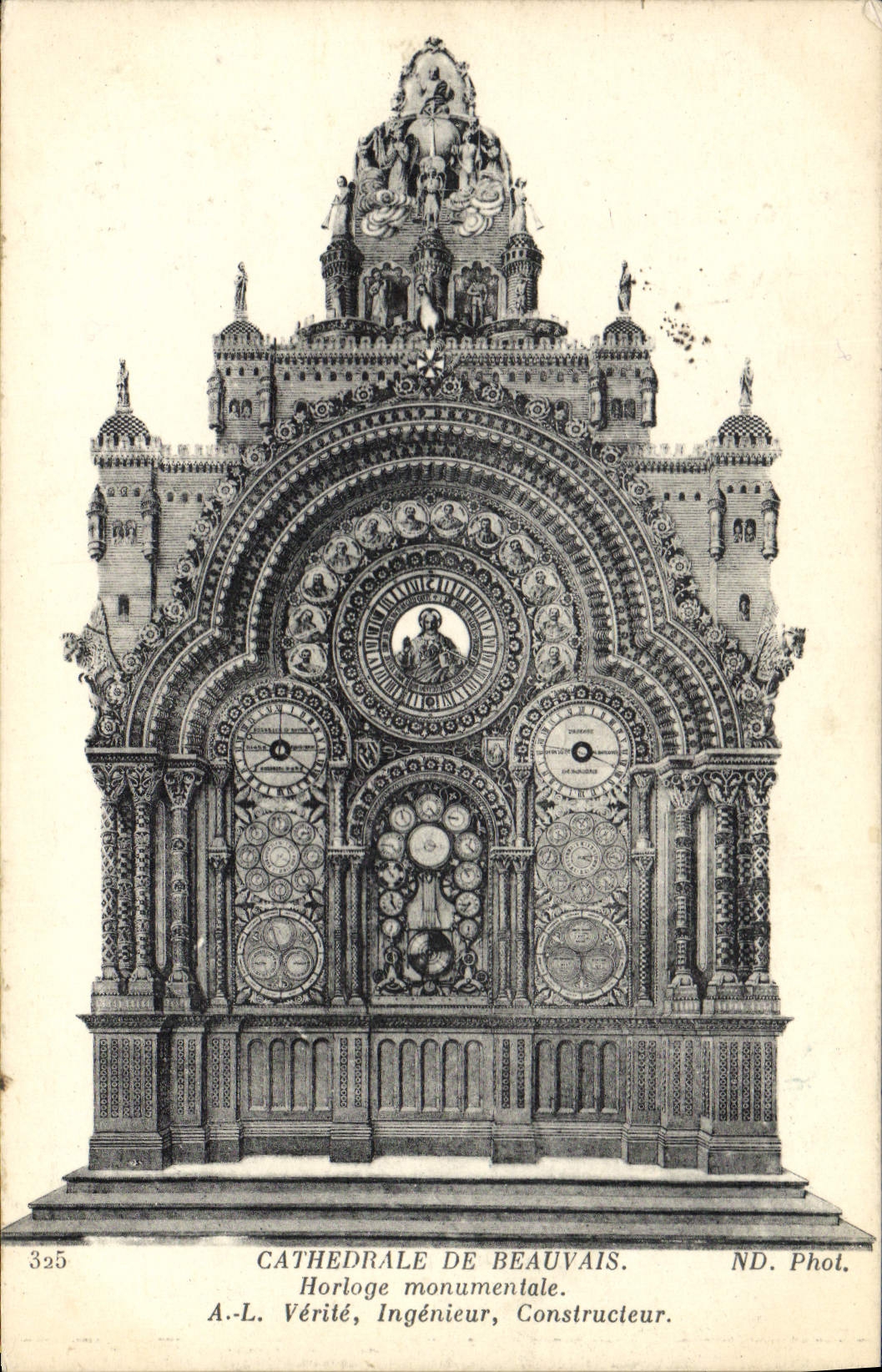 CPA Horloge astronomique de la ville Beauvais