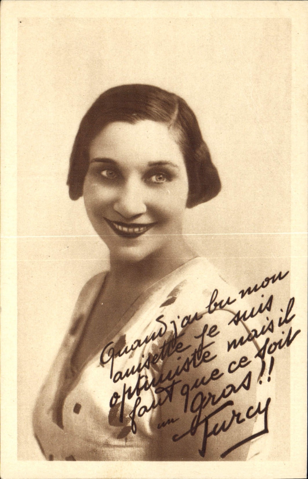 CPA Publicite Anis Gras Flore de Anis Femme