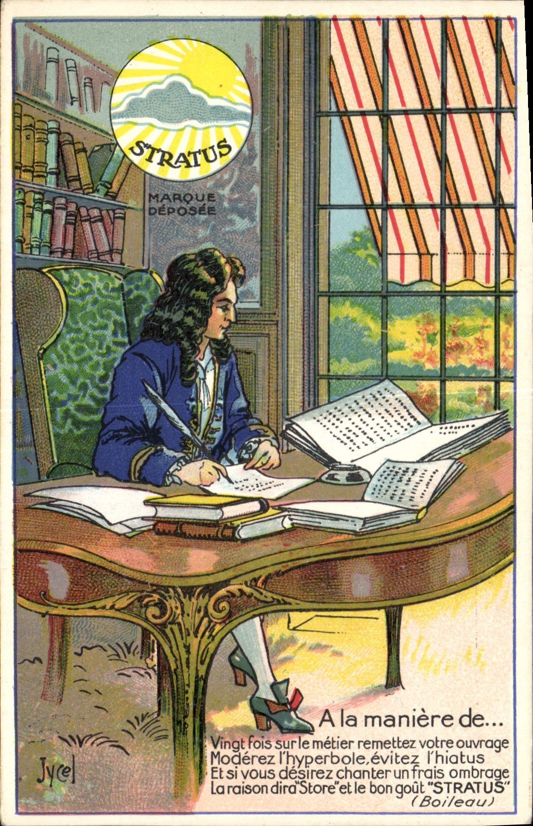 Vintage Postcard Publicity Boileau Stratus