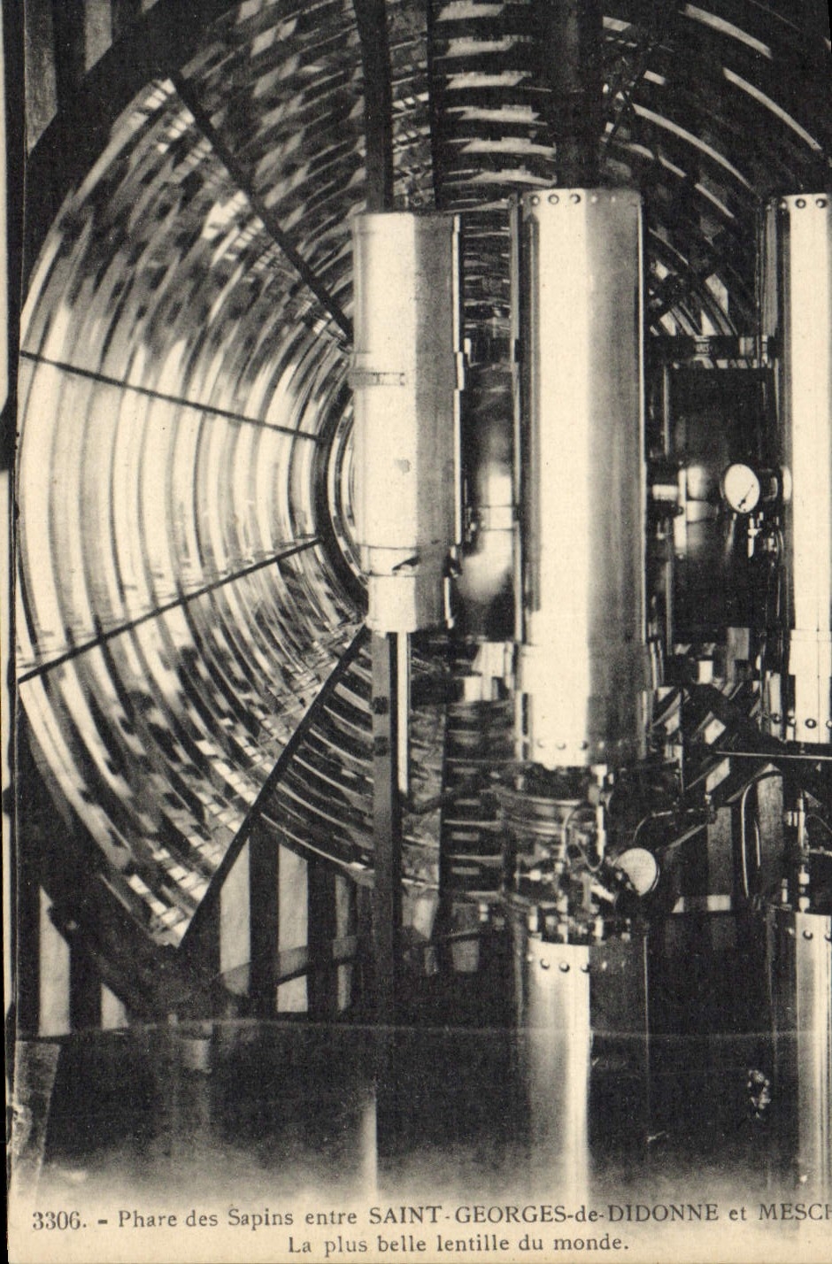 Postal PHARE de los abetos entre San Jorge de Didonne y Meschers la más bonita lenteja del mundo