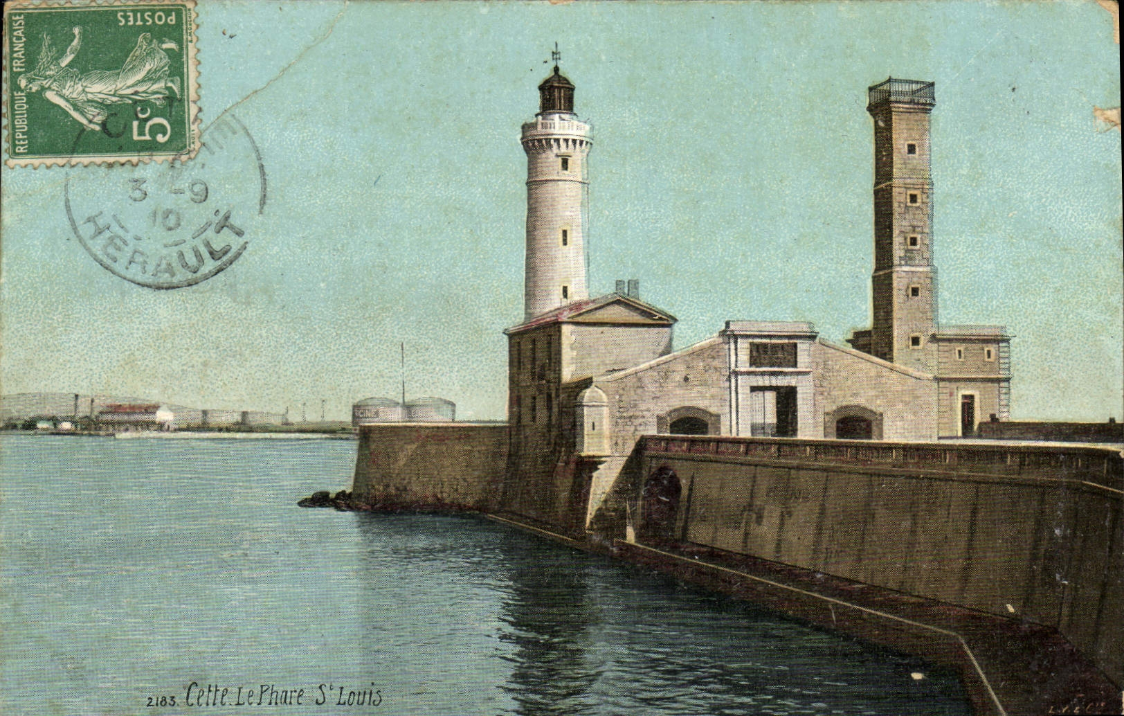 CPA Phare St Louis Cette