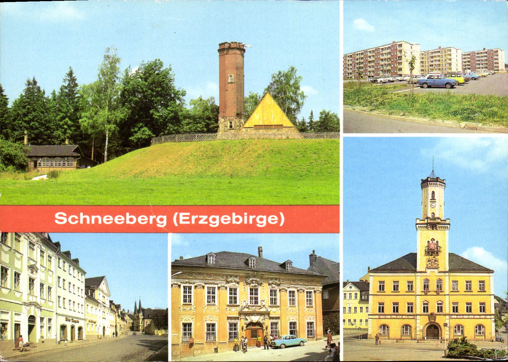 Modern Postcard Militaria Schneeberg Erzgebirge