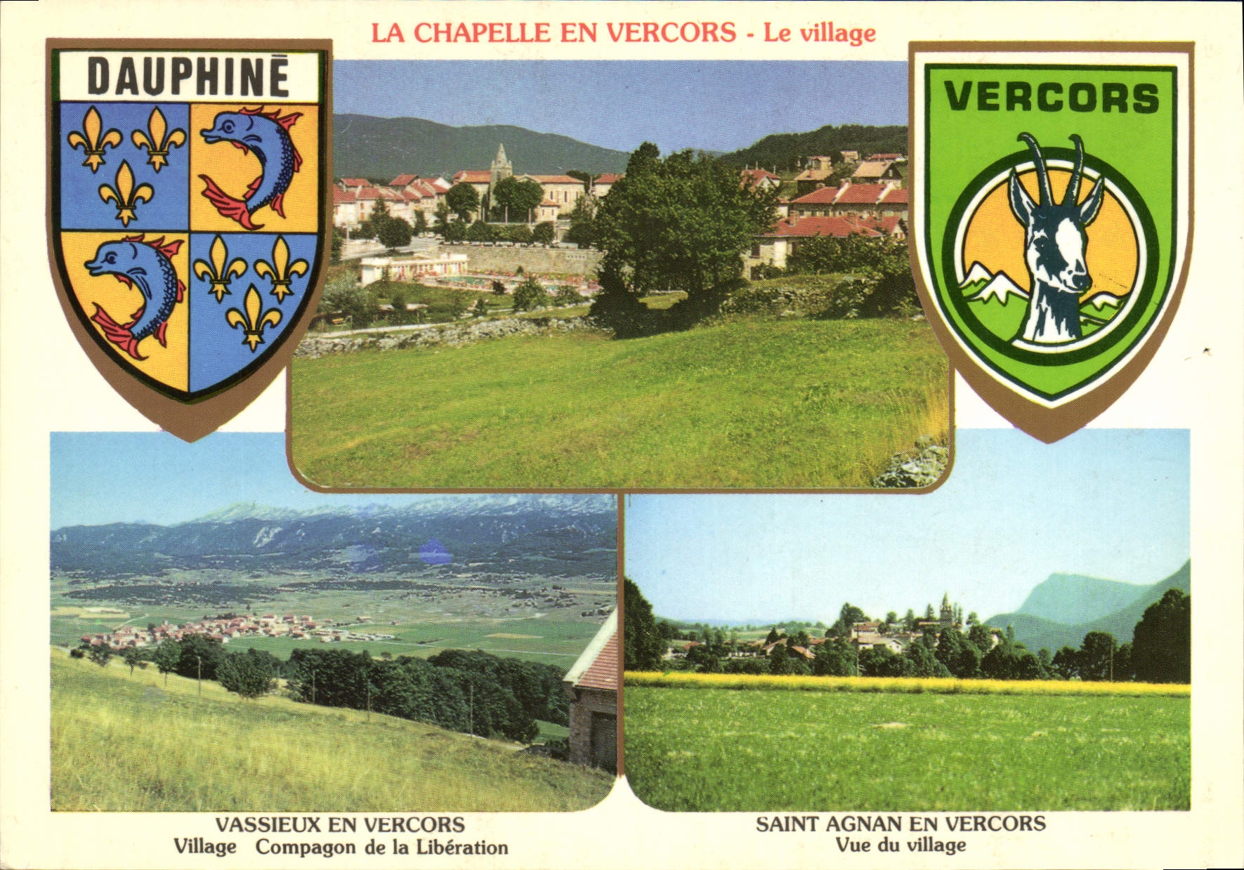 CPM Militaria La Chapelle en Vercors Le village Duaphine Vassieux en Vercors Saint Agnan en Vercors Musee de la Resistance