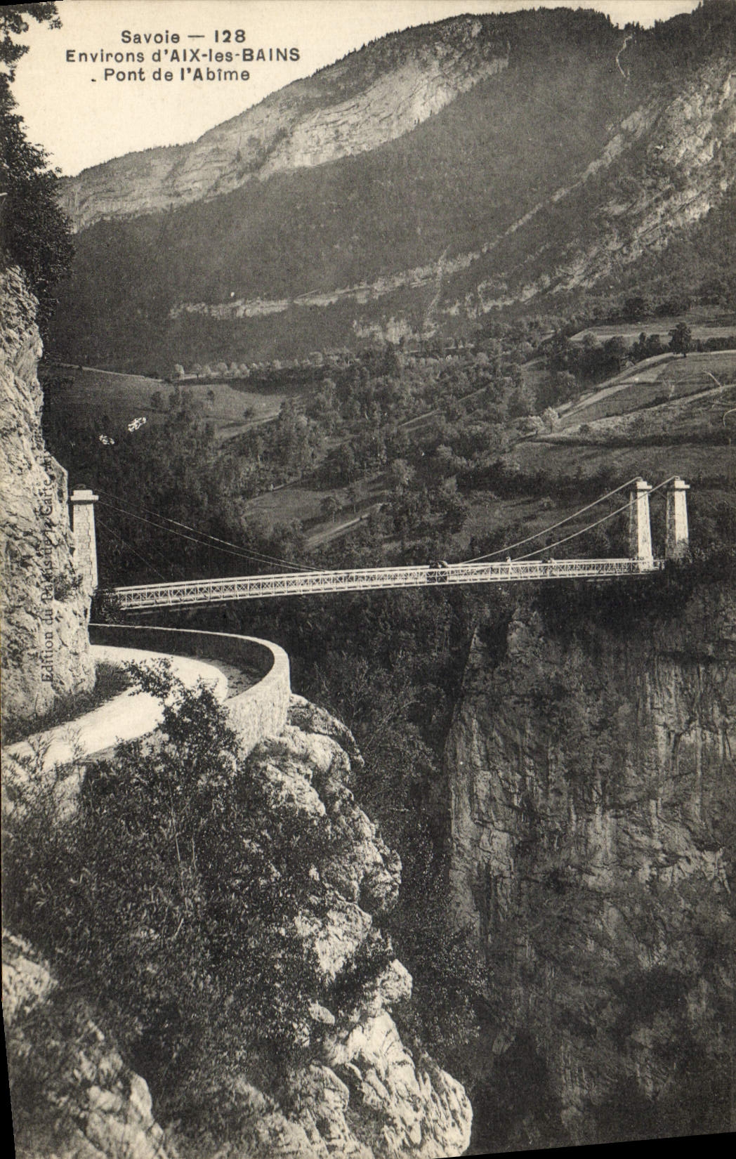CPA Pont de l'Abime Environs d'Aix les Bains Savoie