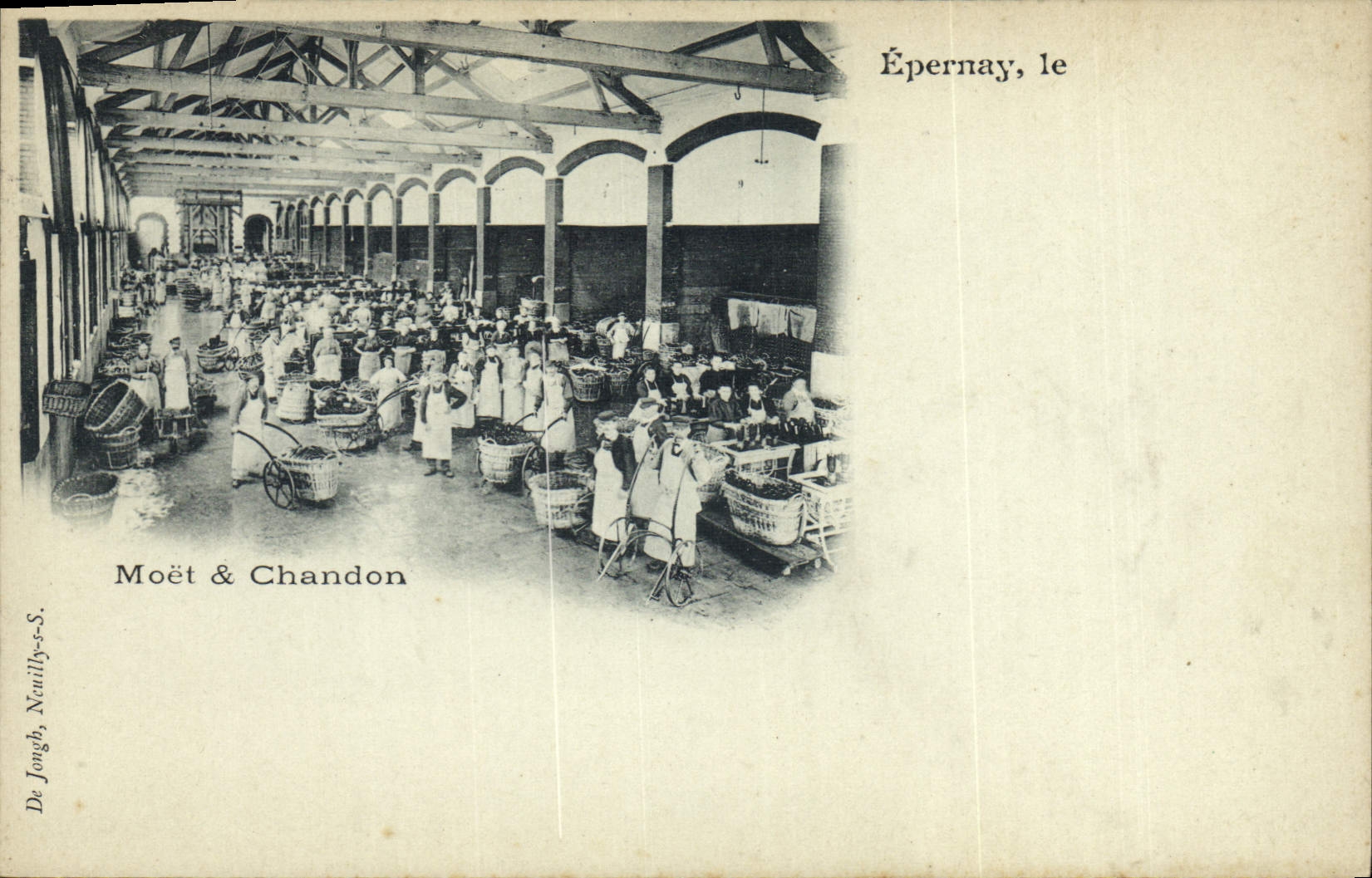 CPA Folklore Vin Vendanges Champagne Epernay Moet & Chandon