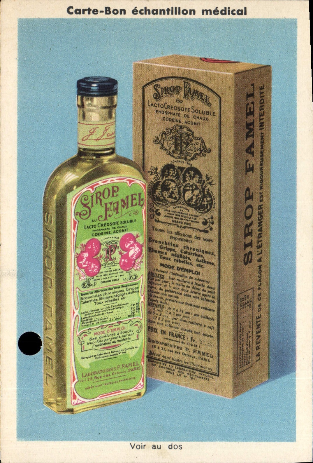 CPA Publicite Sirop Famel 