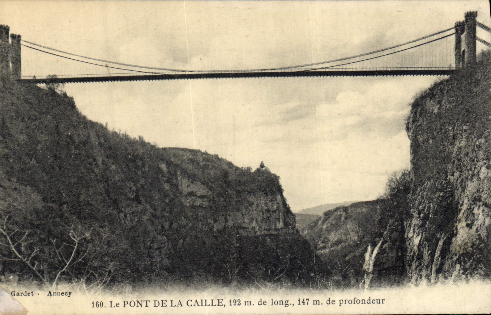 Vintage Postcard Bridge the bridge of Ruail