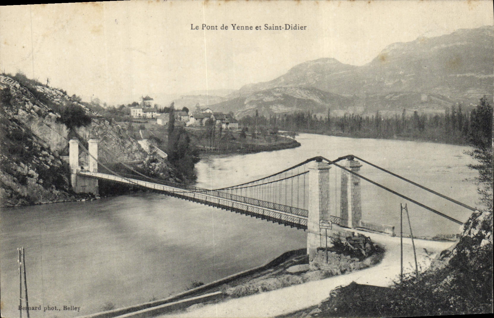 Postal Puente de Yenne y San Desiderio